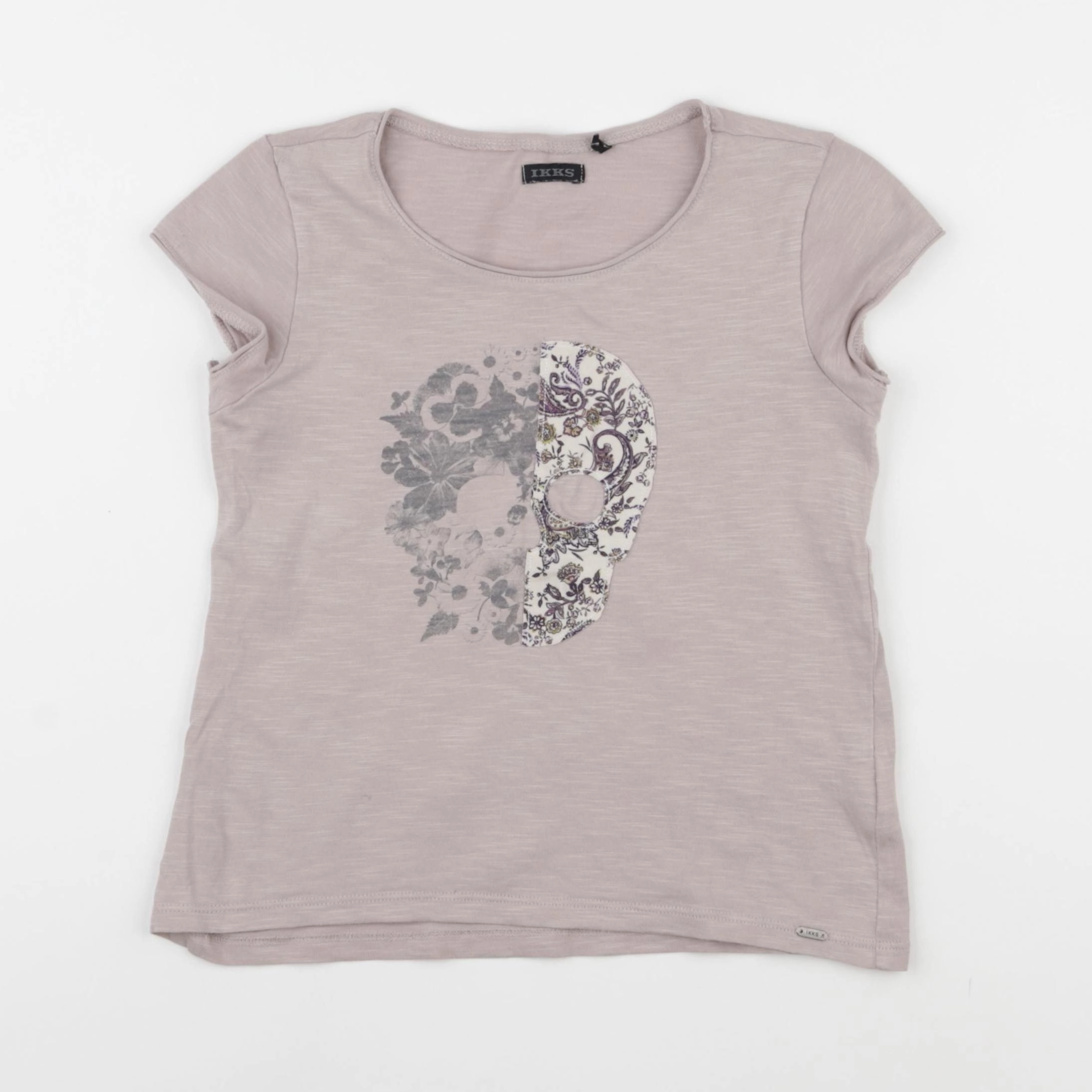 IKKS - tee-shirt rose - 8 ans