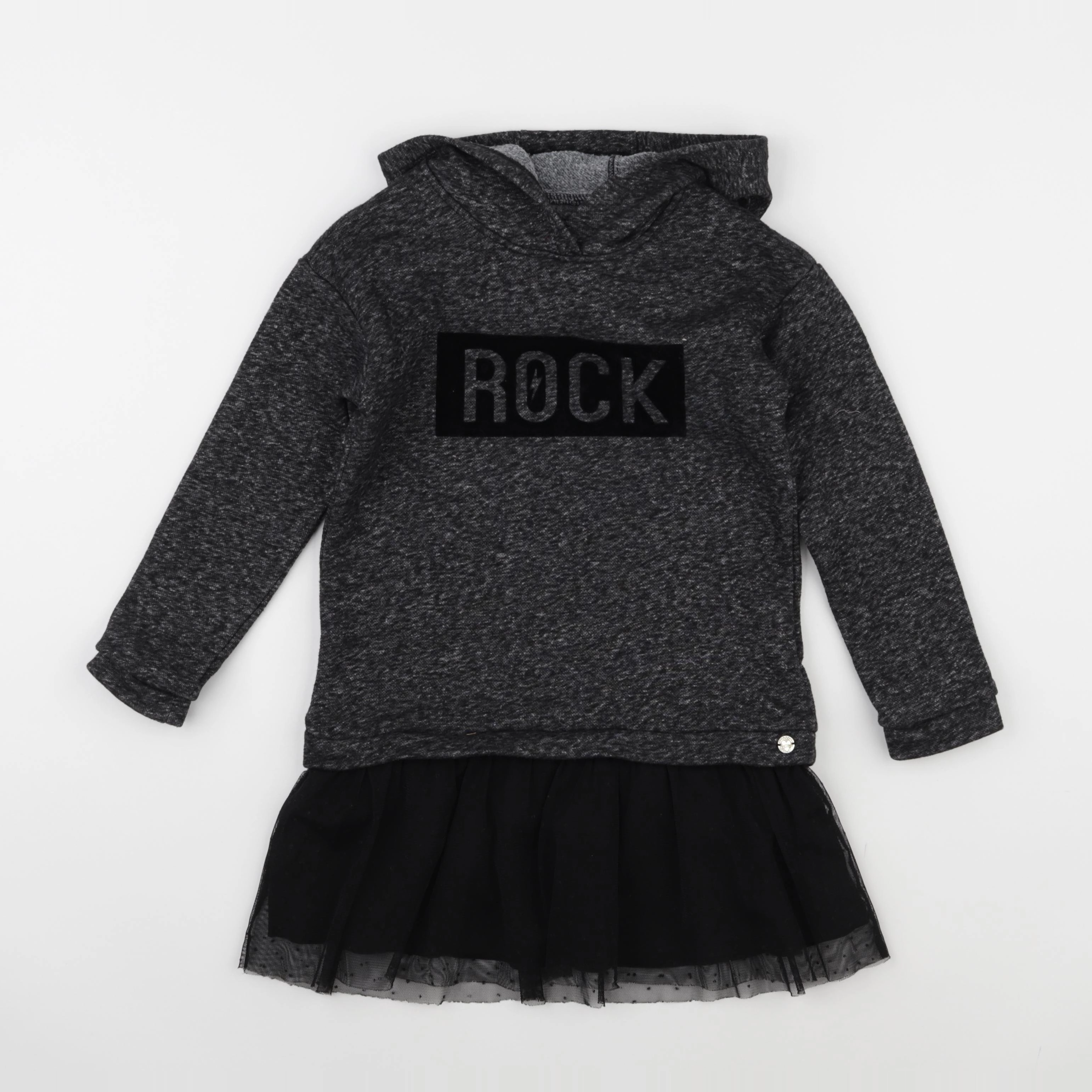 IKKS - robe noir - 6 ans