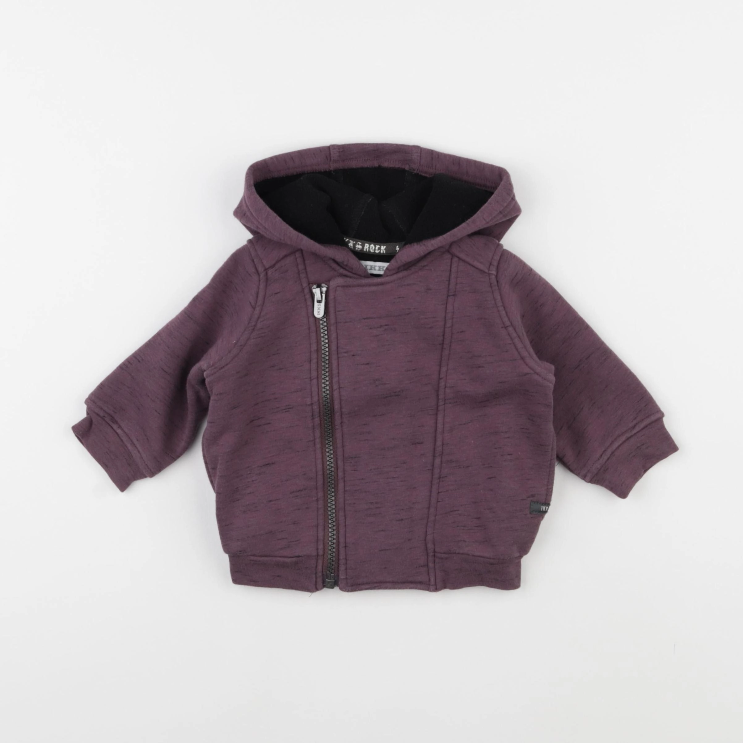 IKKS - sweat violet - 6 mois