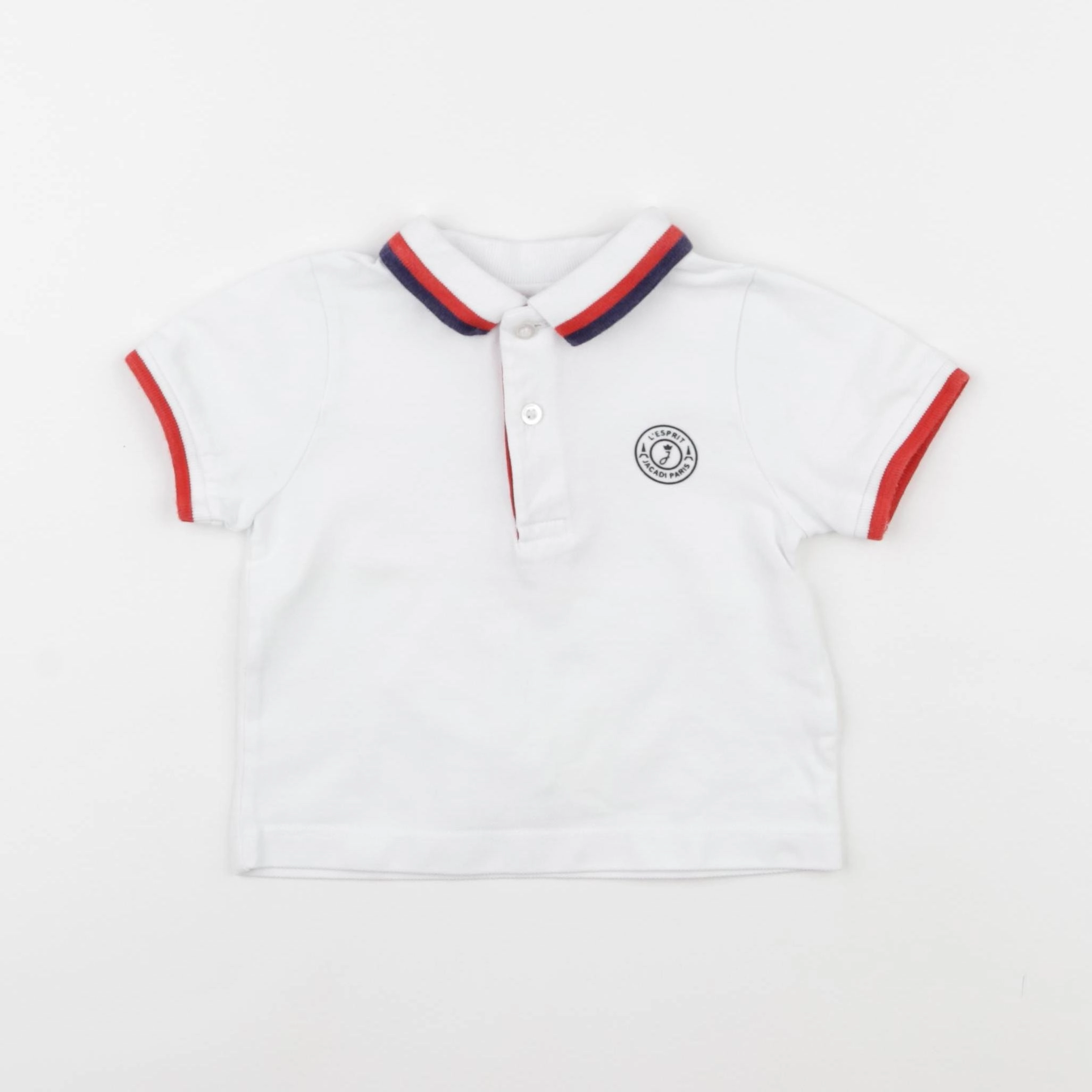 Jacadi - polo blanc - 18 mois