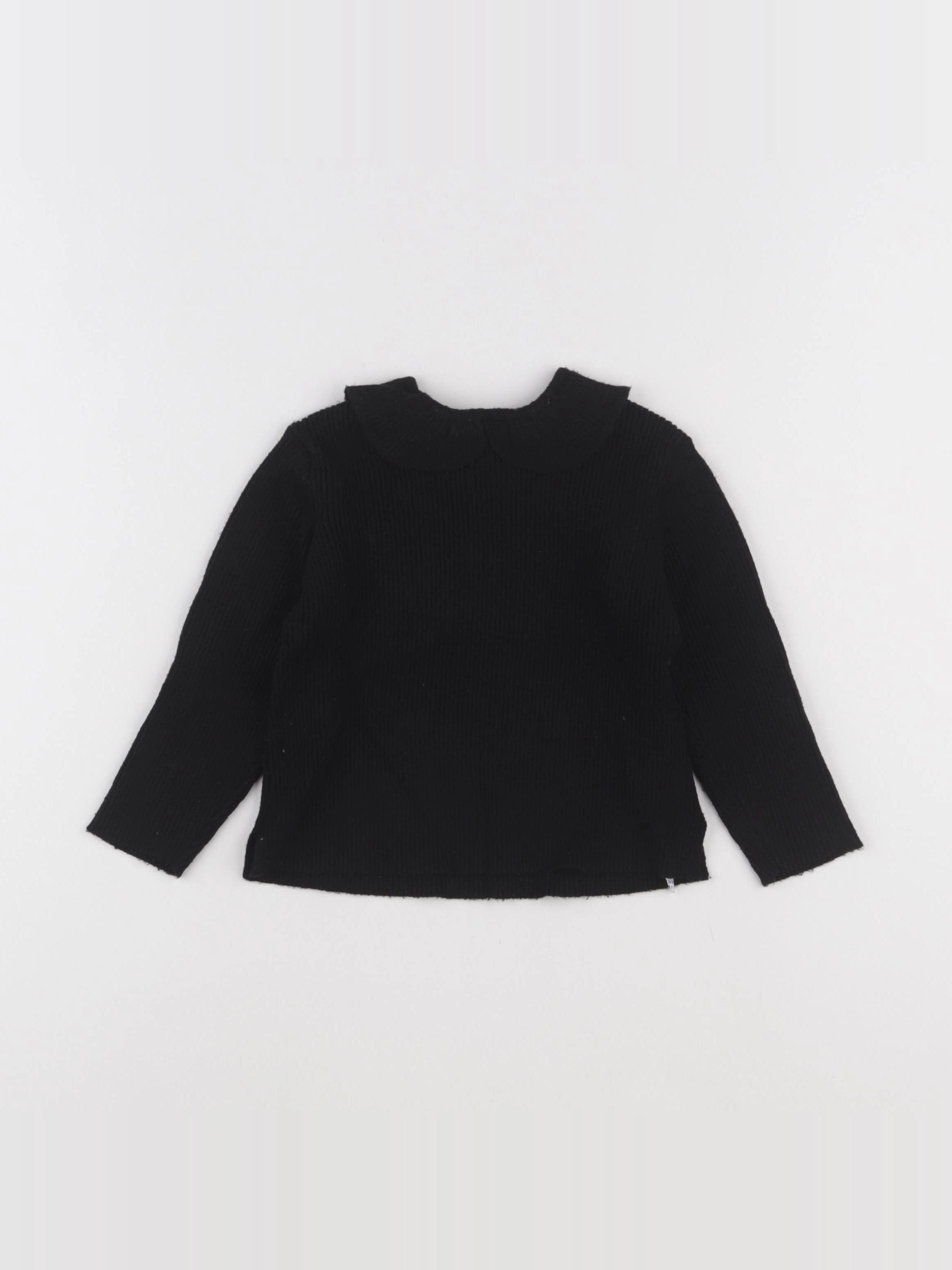 Zara - pull noir - 18/24 mois