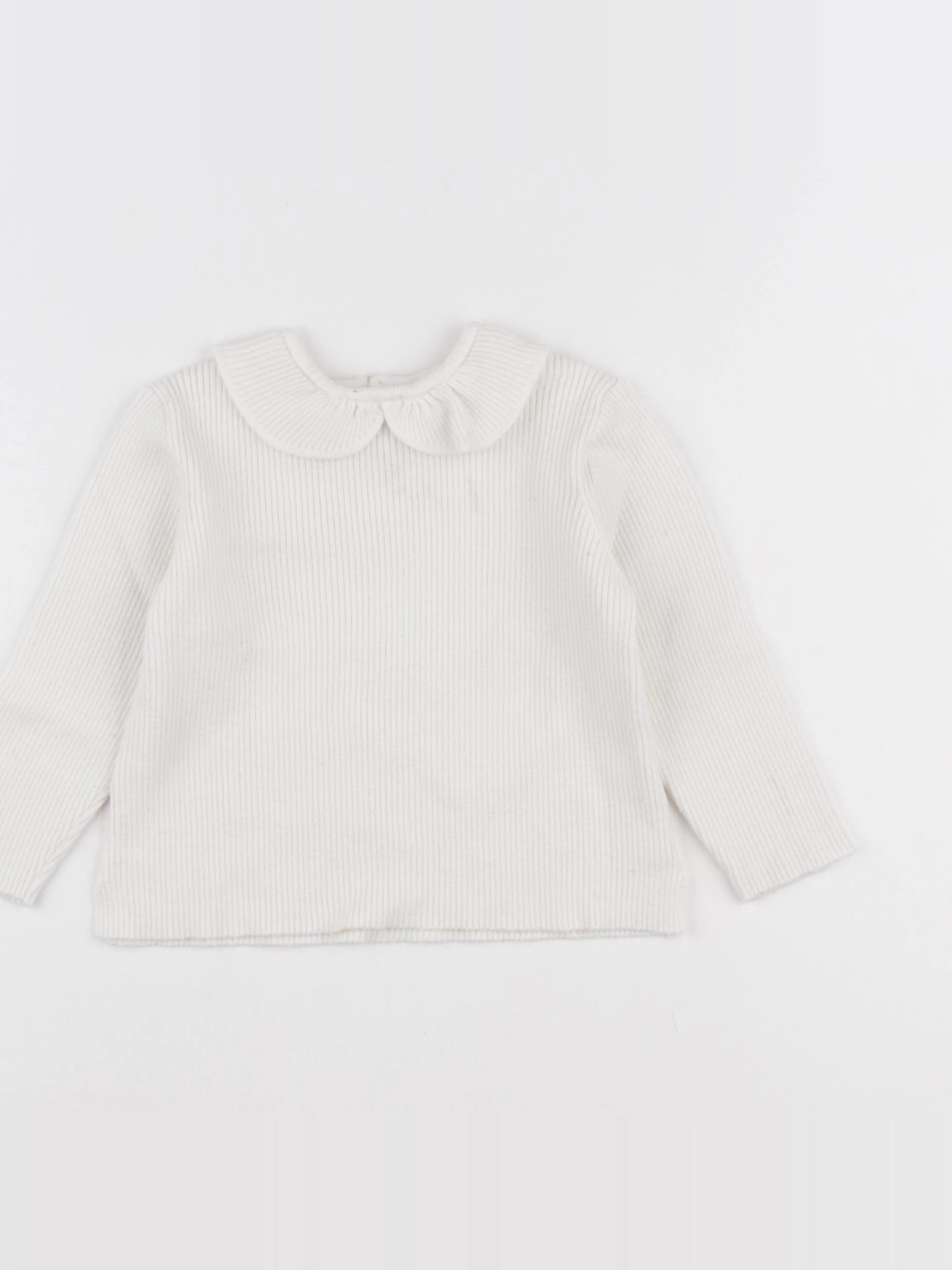 Zara - pull beige - 18/24 mois
