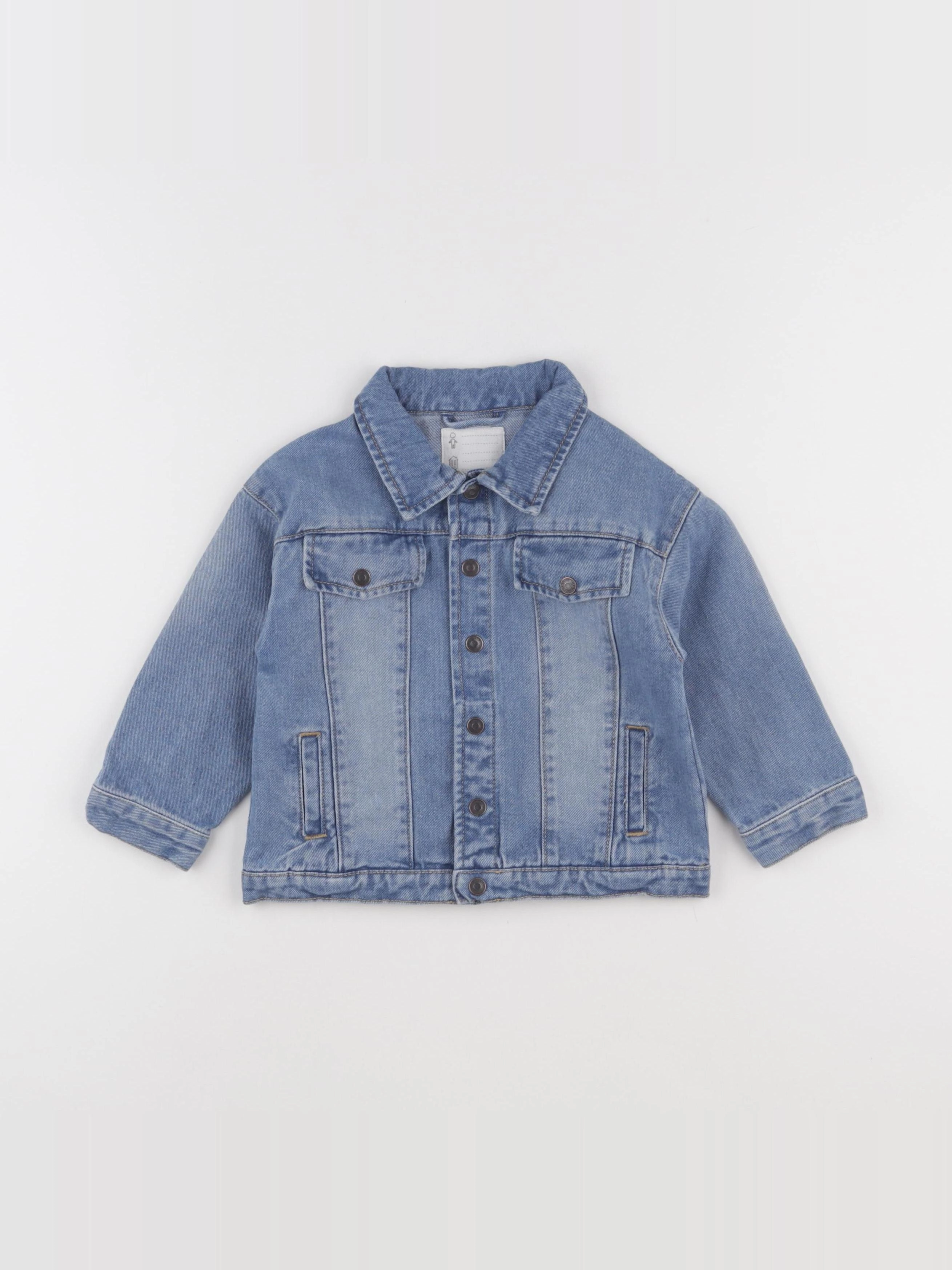 Vertbaudet - veste bleu - 24 mois
