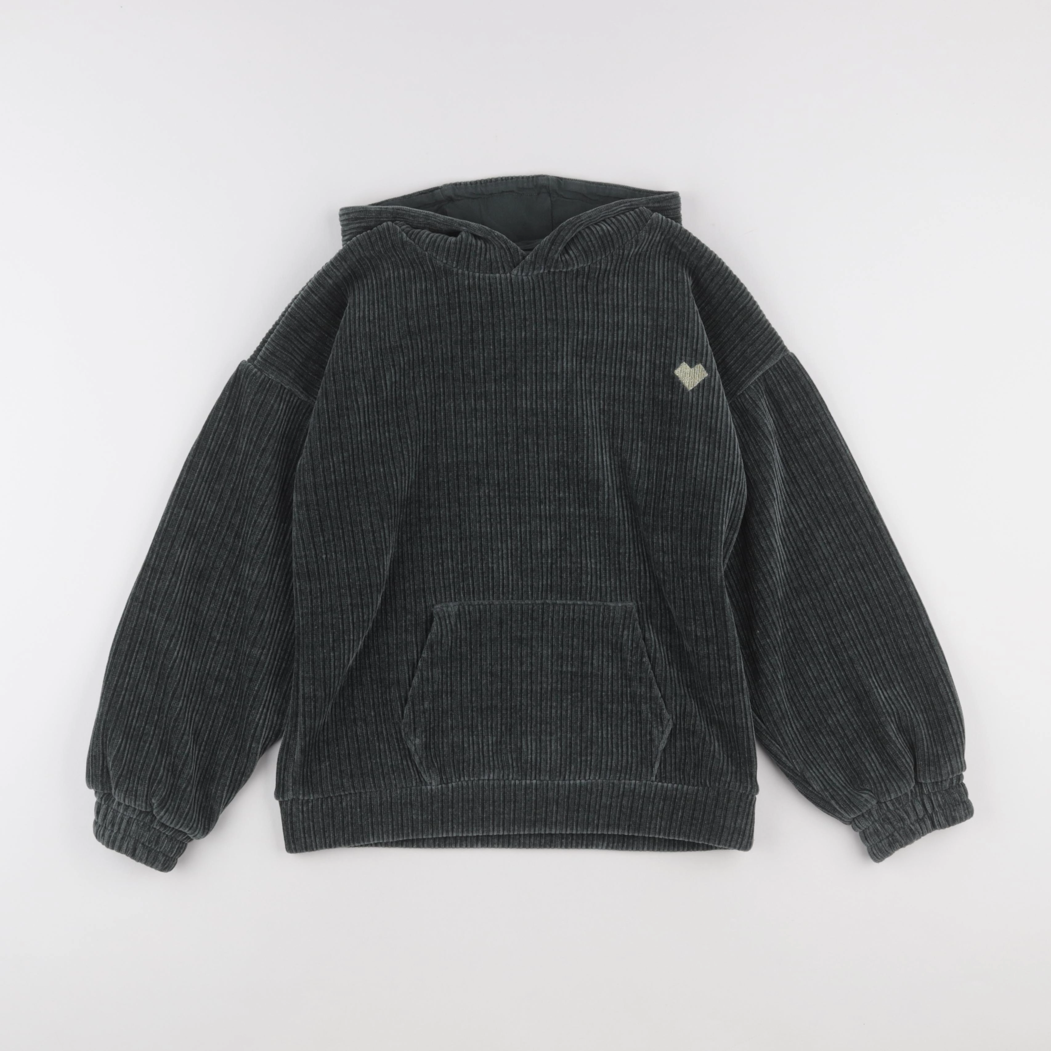 Vertbaudet - pull vert, or - 12 ans