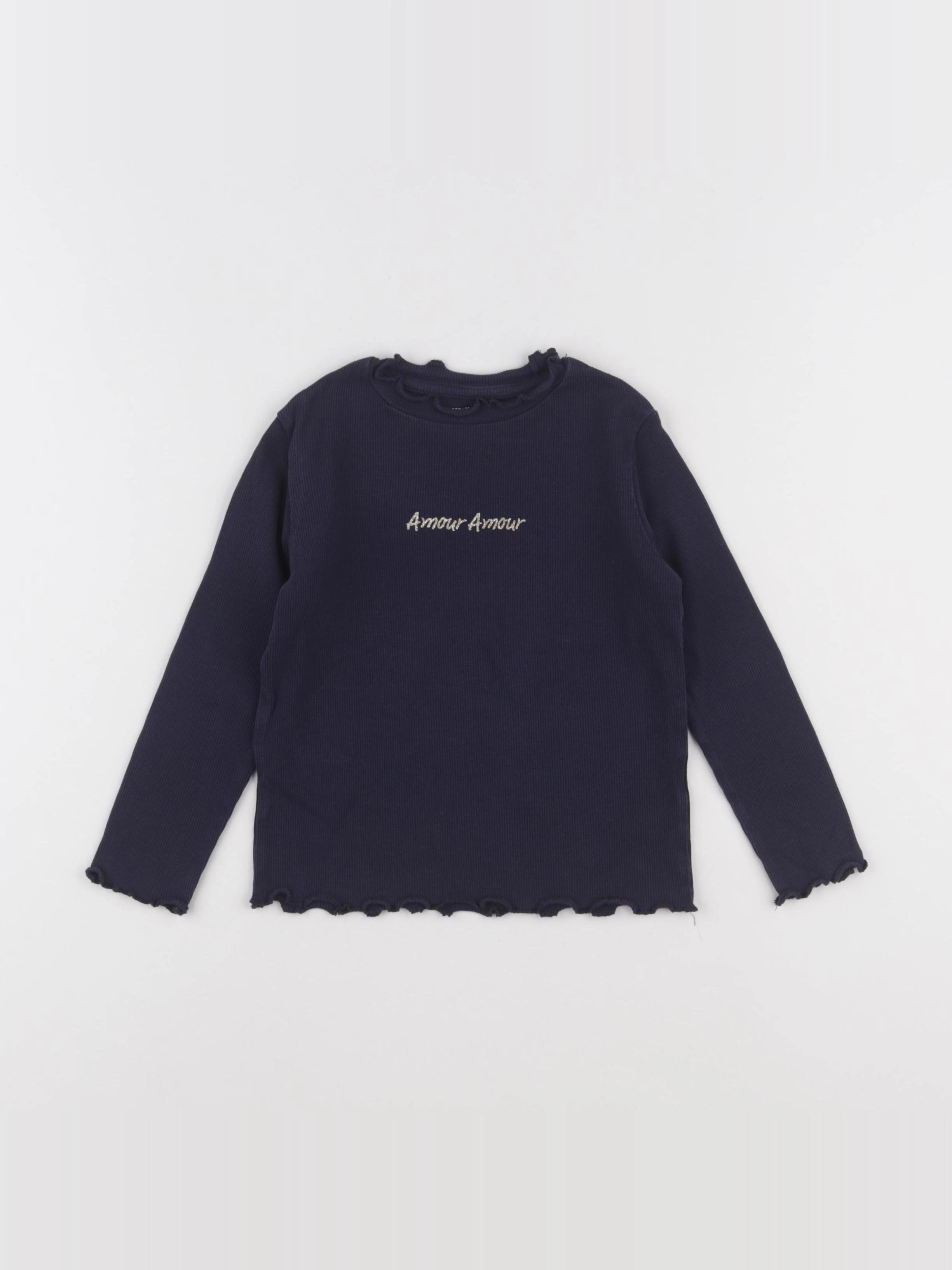 Vertbaudet - tee-shirt bleu, or - 5 ans