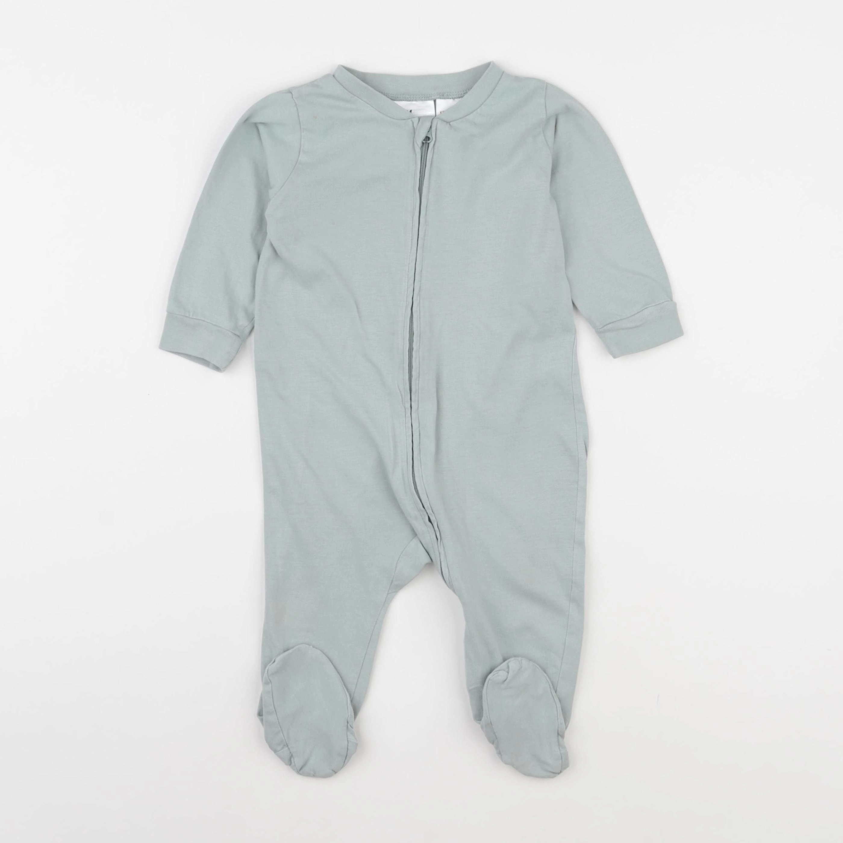 H&M - pyjama coton bleu - 9 mois