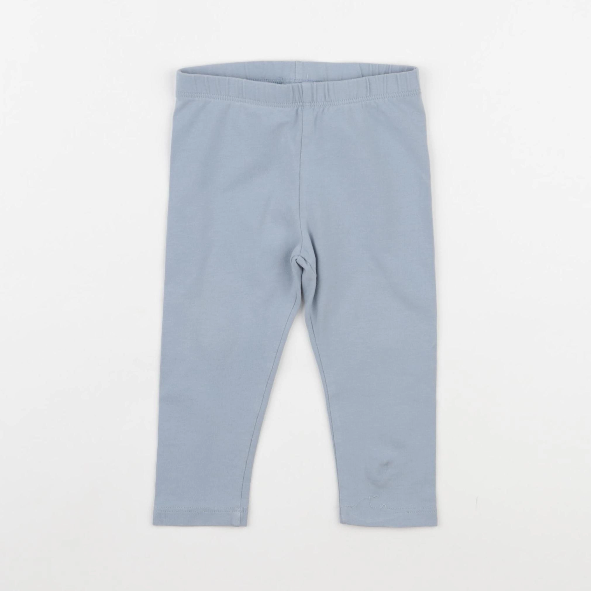 H&M - legging bleu - 12 mois