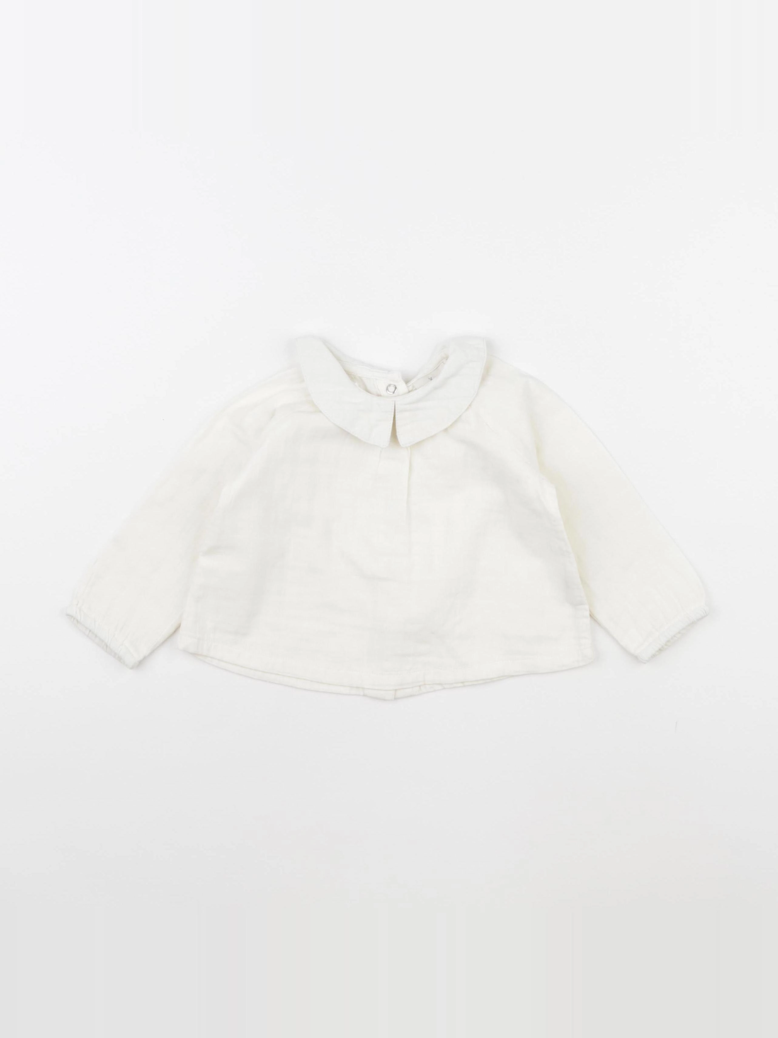 Lililotte - blouse beige - 9/12 mois
