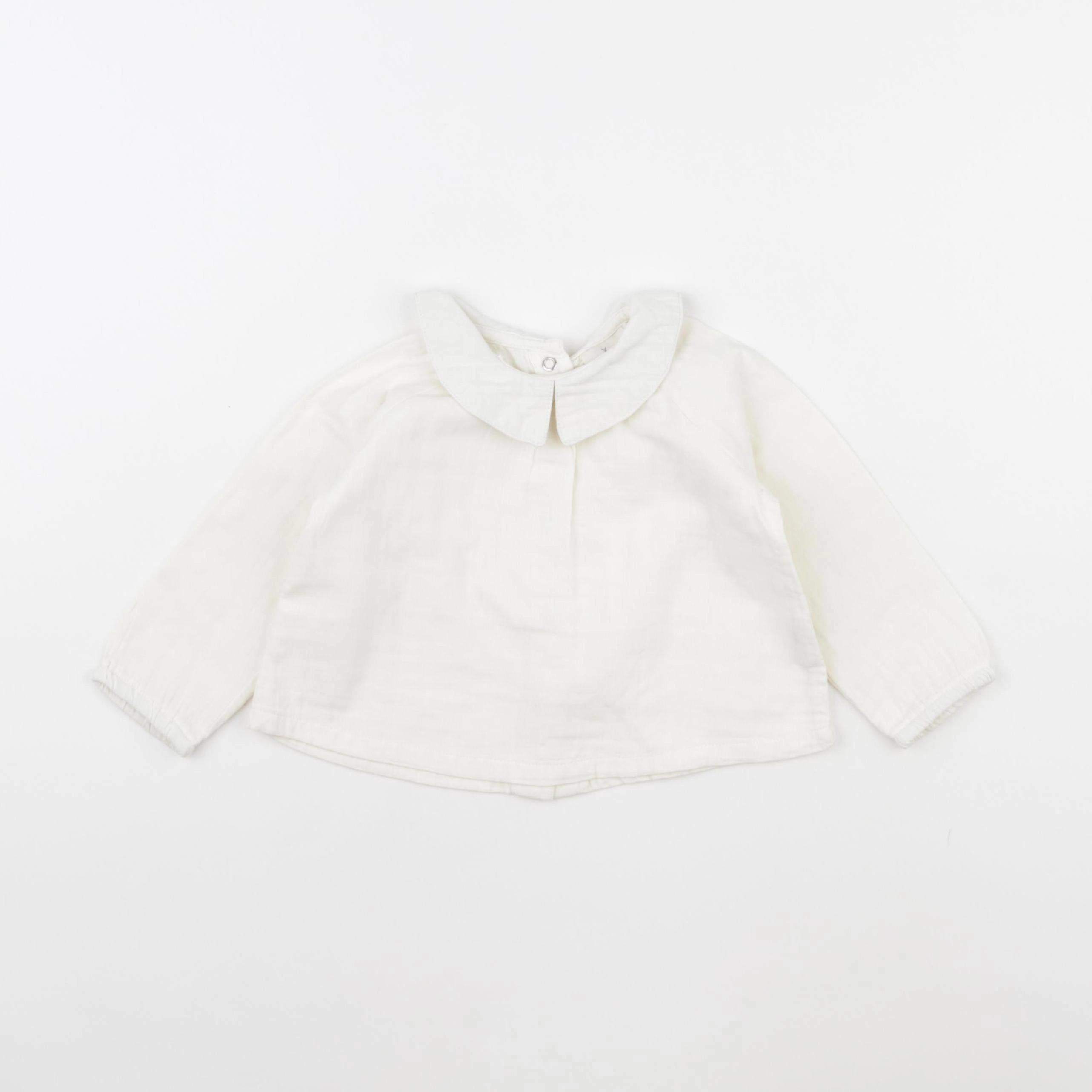 Lililotte - blouse beige - 9/12 mois