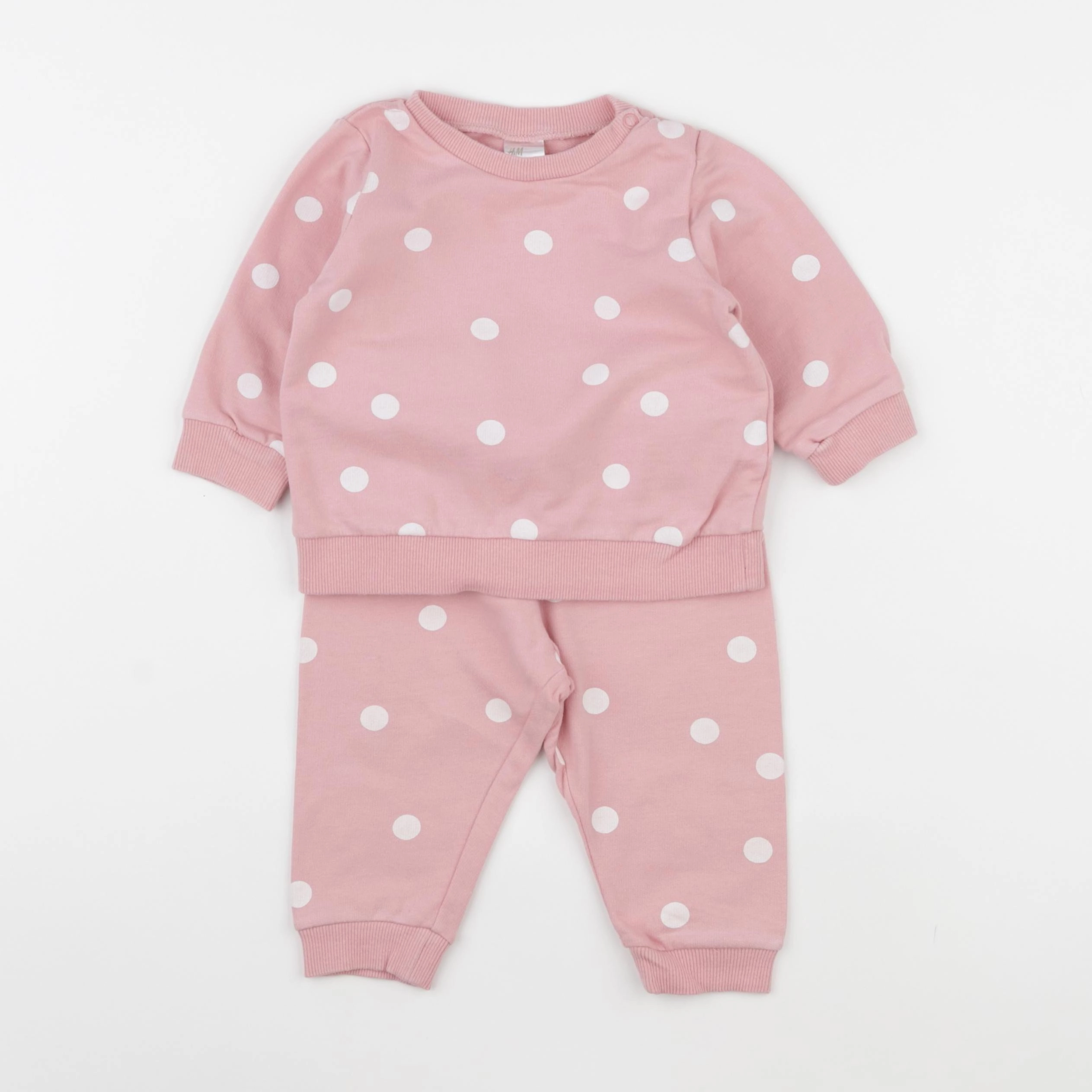 H&M - ensemble rose - 9 mois