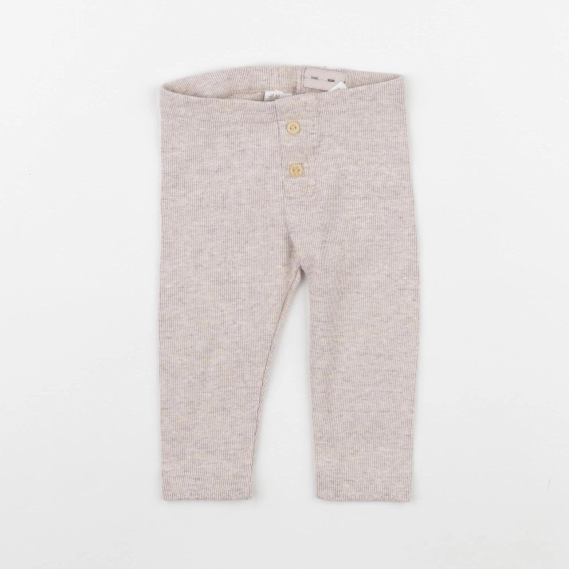 H&M - legging marron - 9 mois