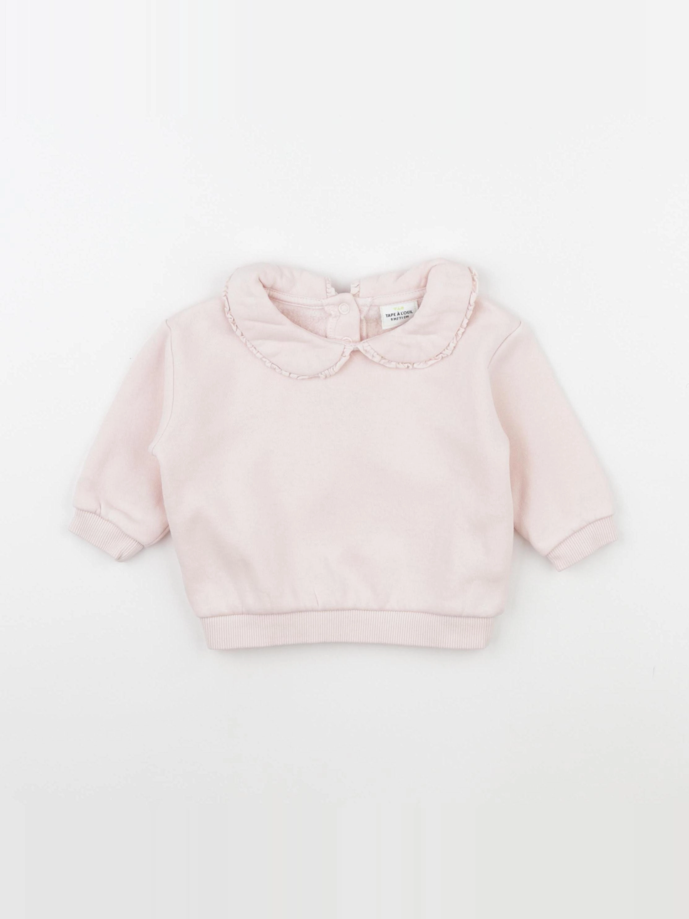 Tape à l'oeil - sweat rose - 9 mois