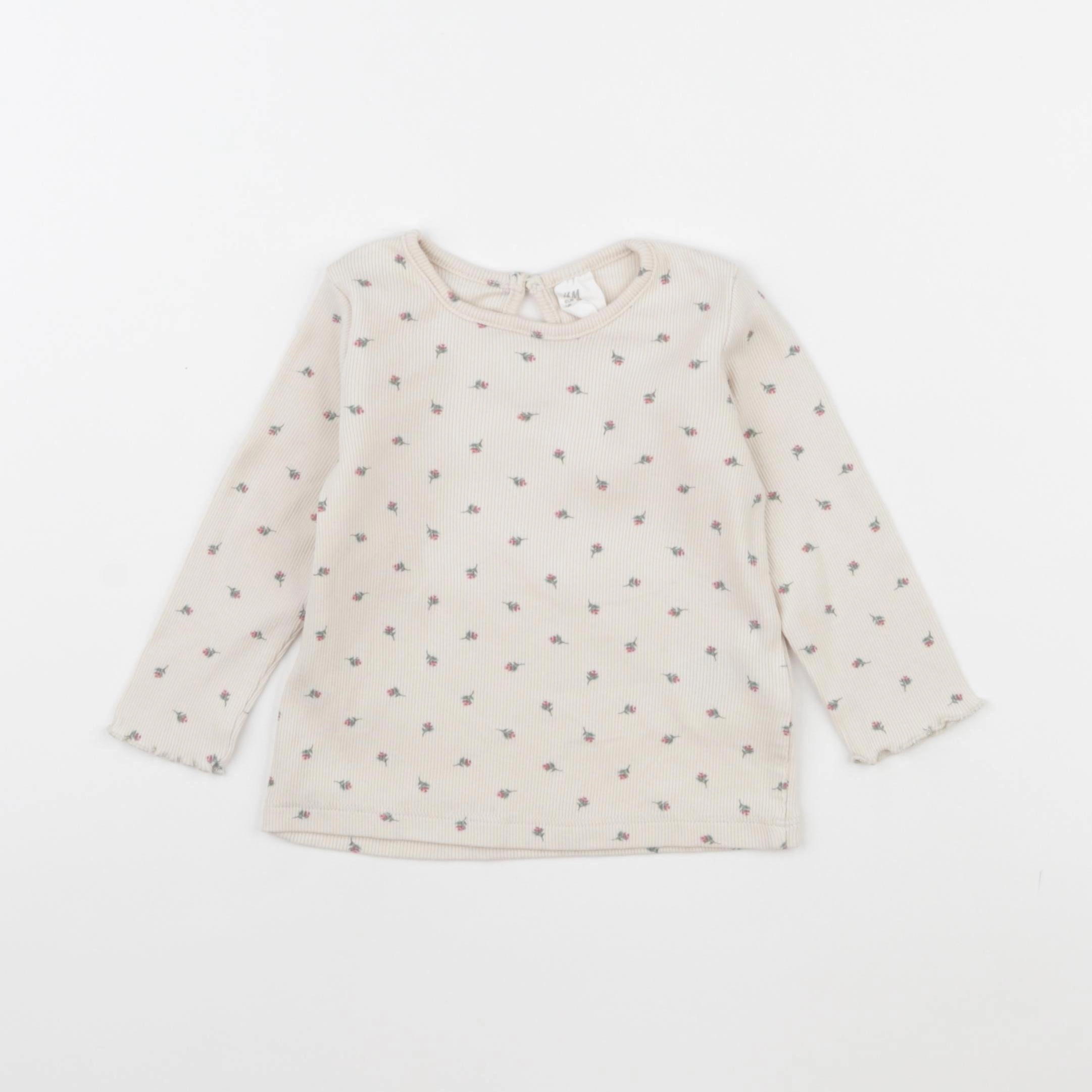 H&M - tee-shirt beige - 6 mois