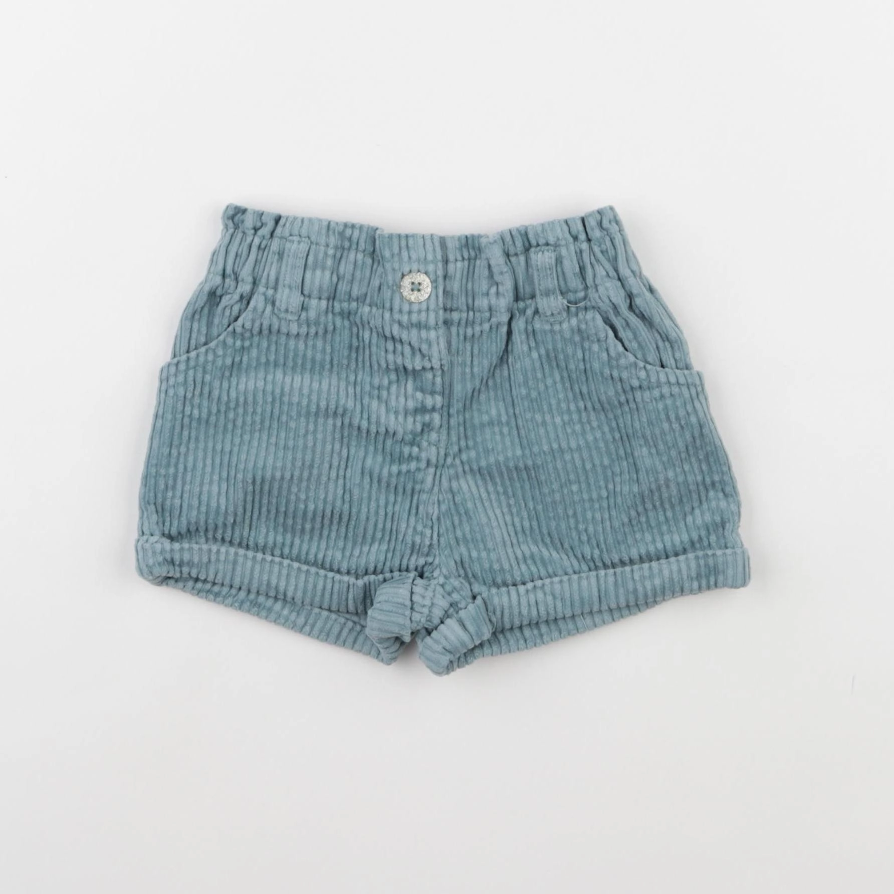Tape à l'oeil - short bleu - 12 mois