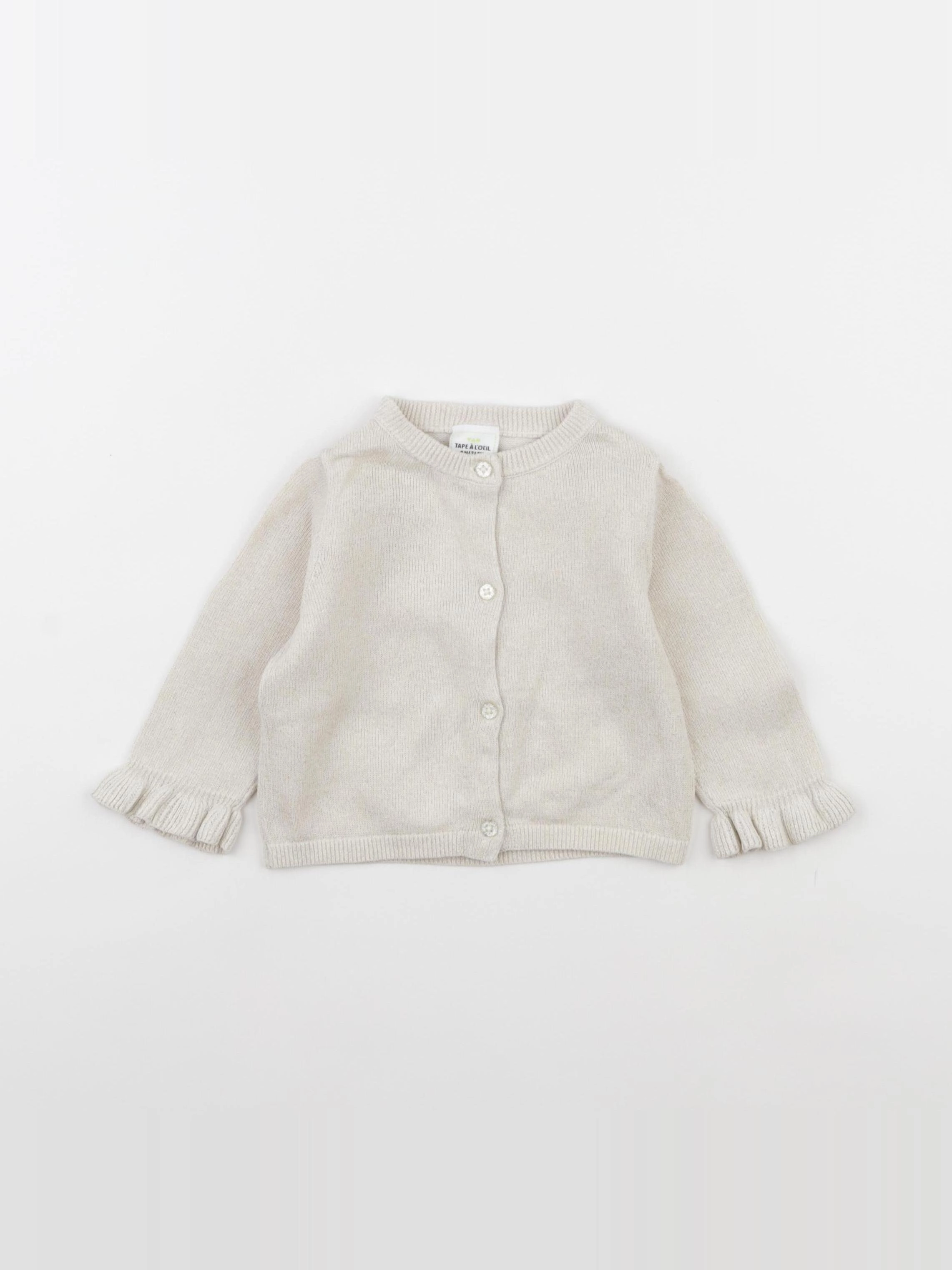 Tape à l'oeil - gilet or - 9 mois