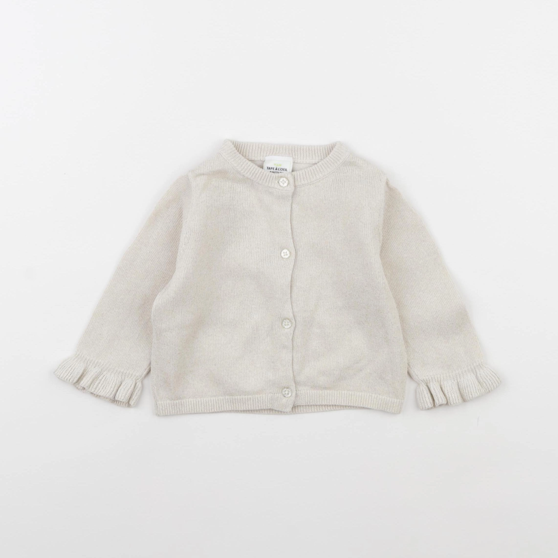 Tape à l'oeil - gilet or - 9 mois