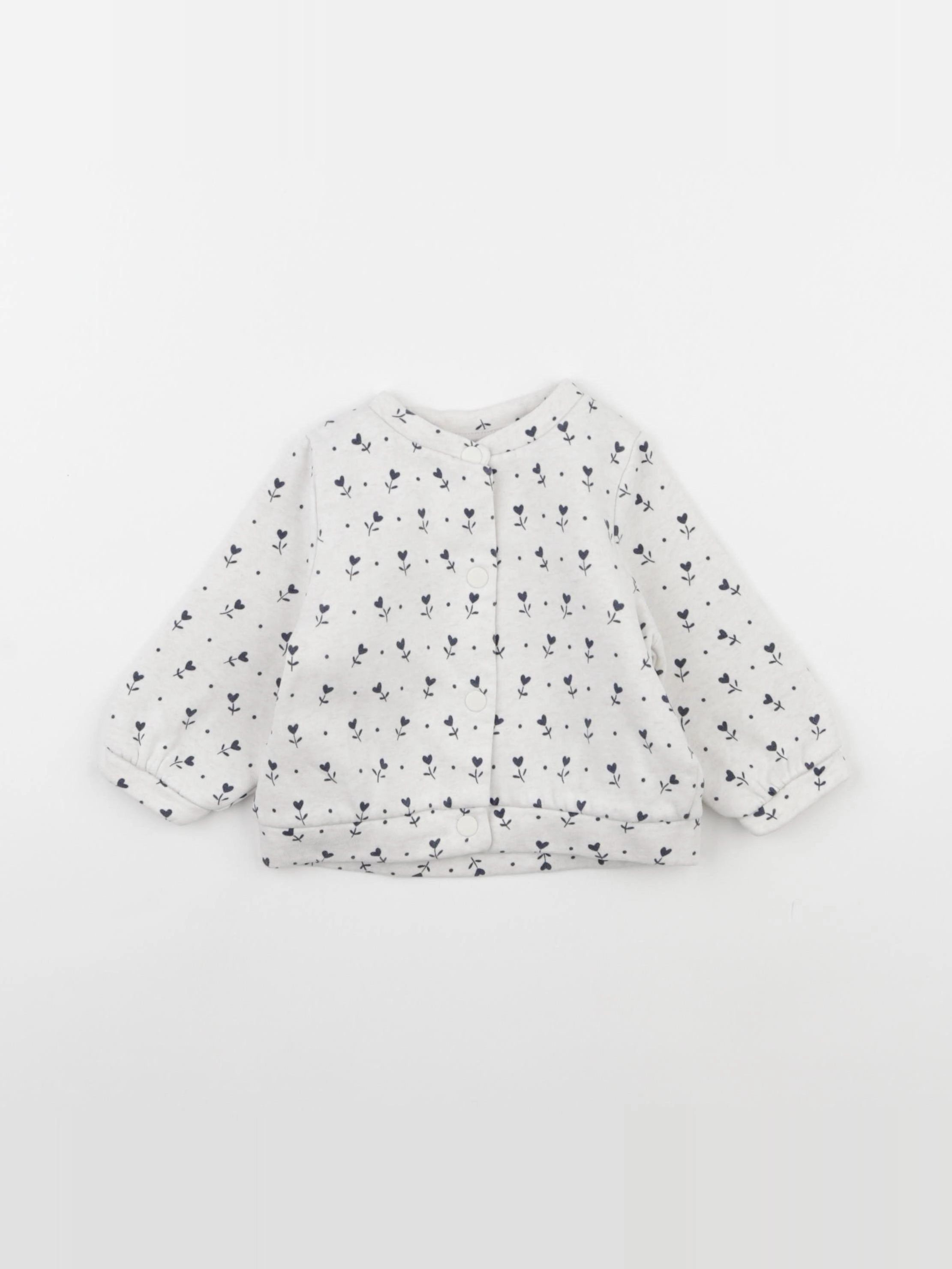 Tape à l'oeil - sweat bleu - 9 mois