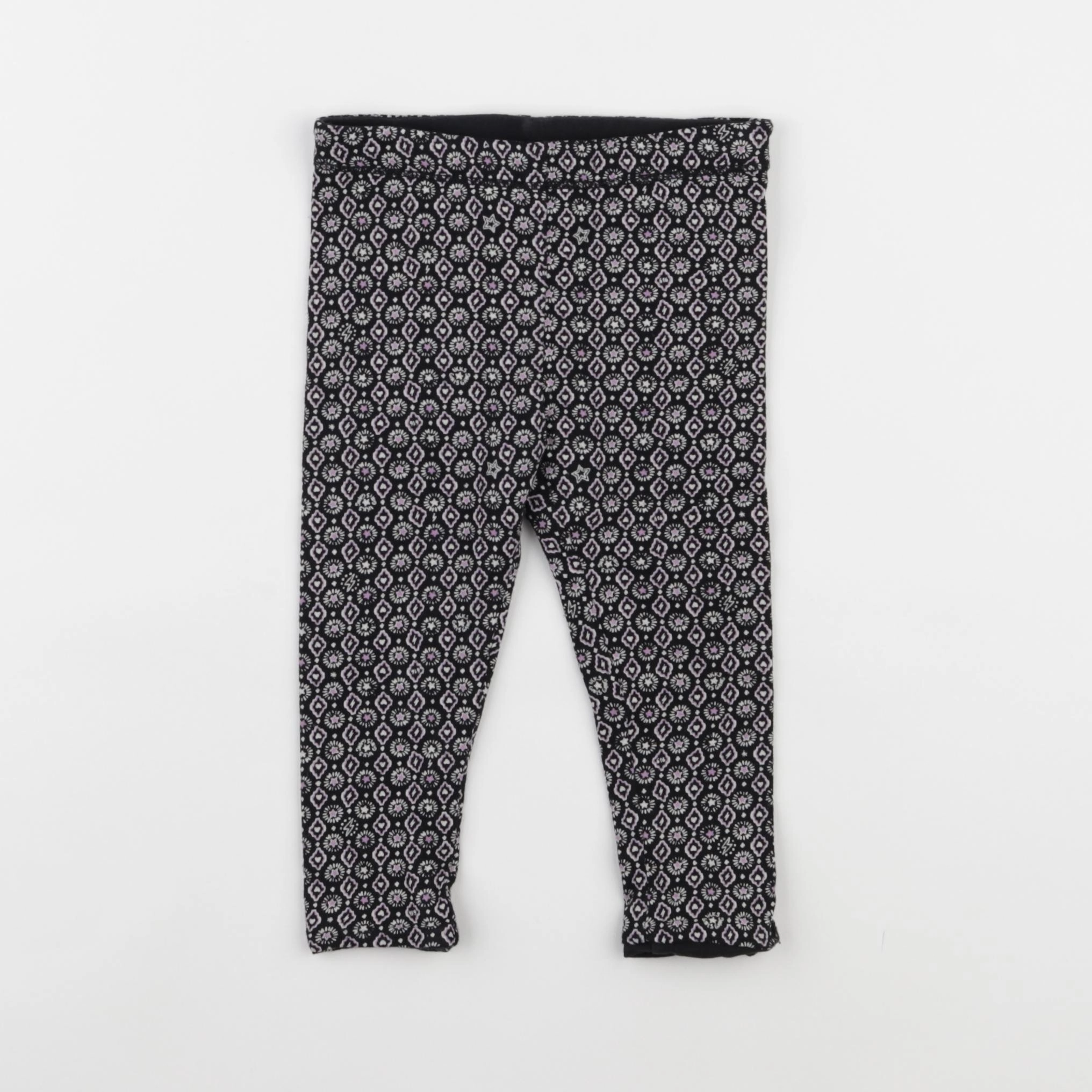 IKKS - legging noir - 18 mois