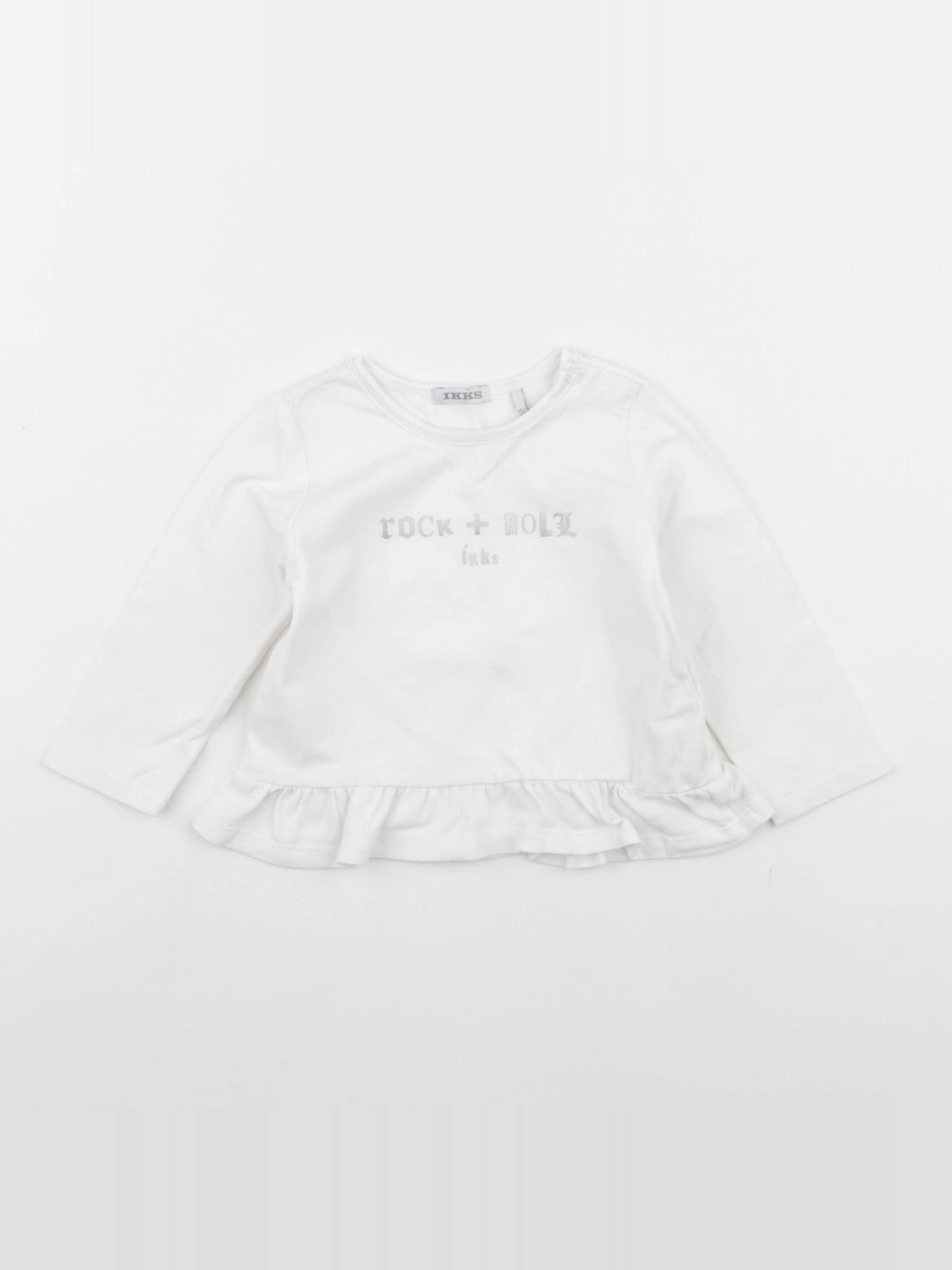 IKKS - tee-shirt blanc - 12 mois