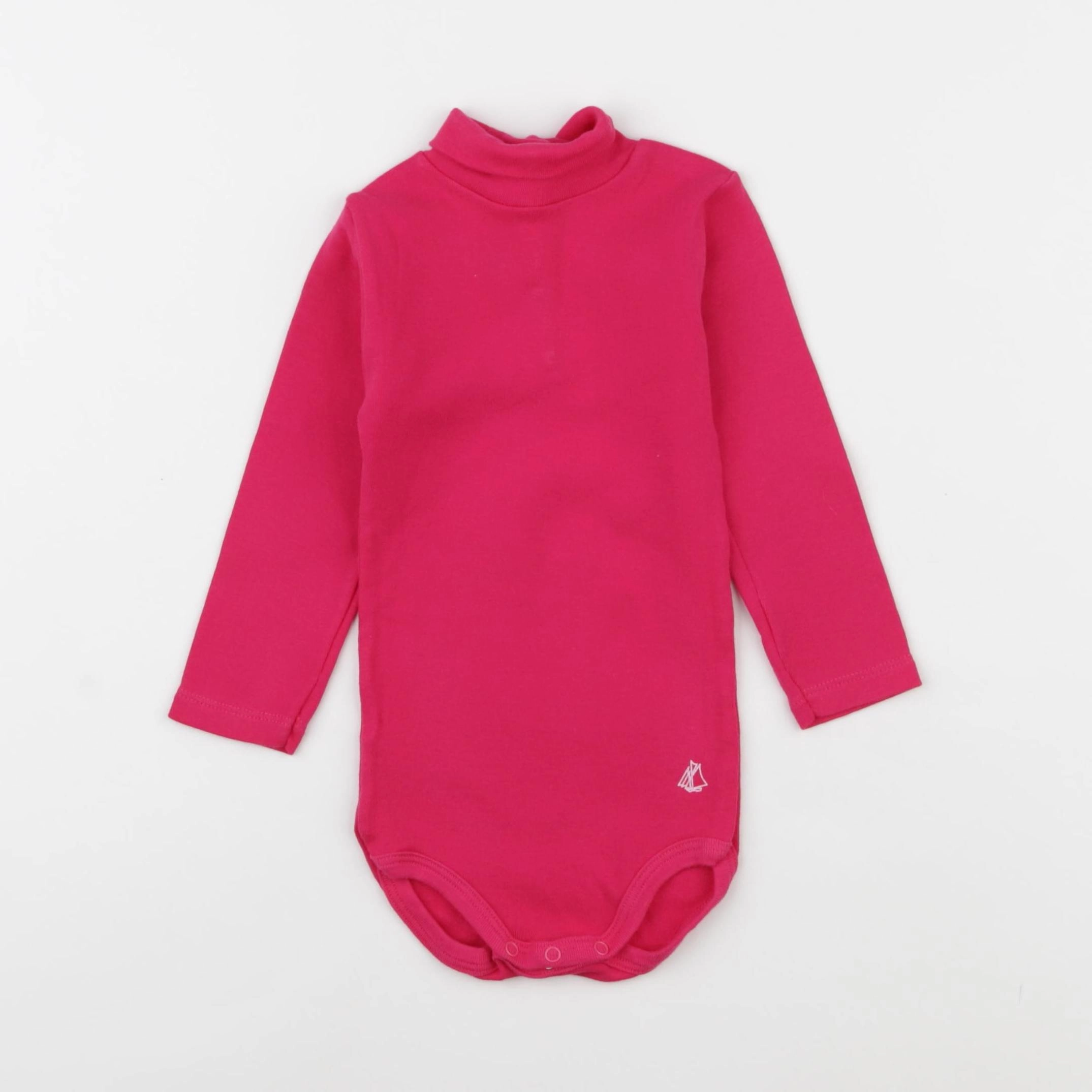 Petit Bateau - body rose - 12 mois