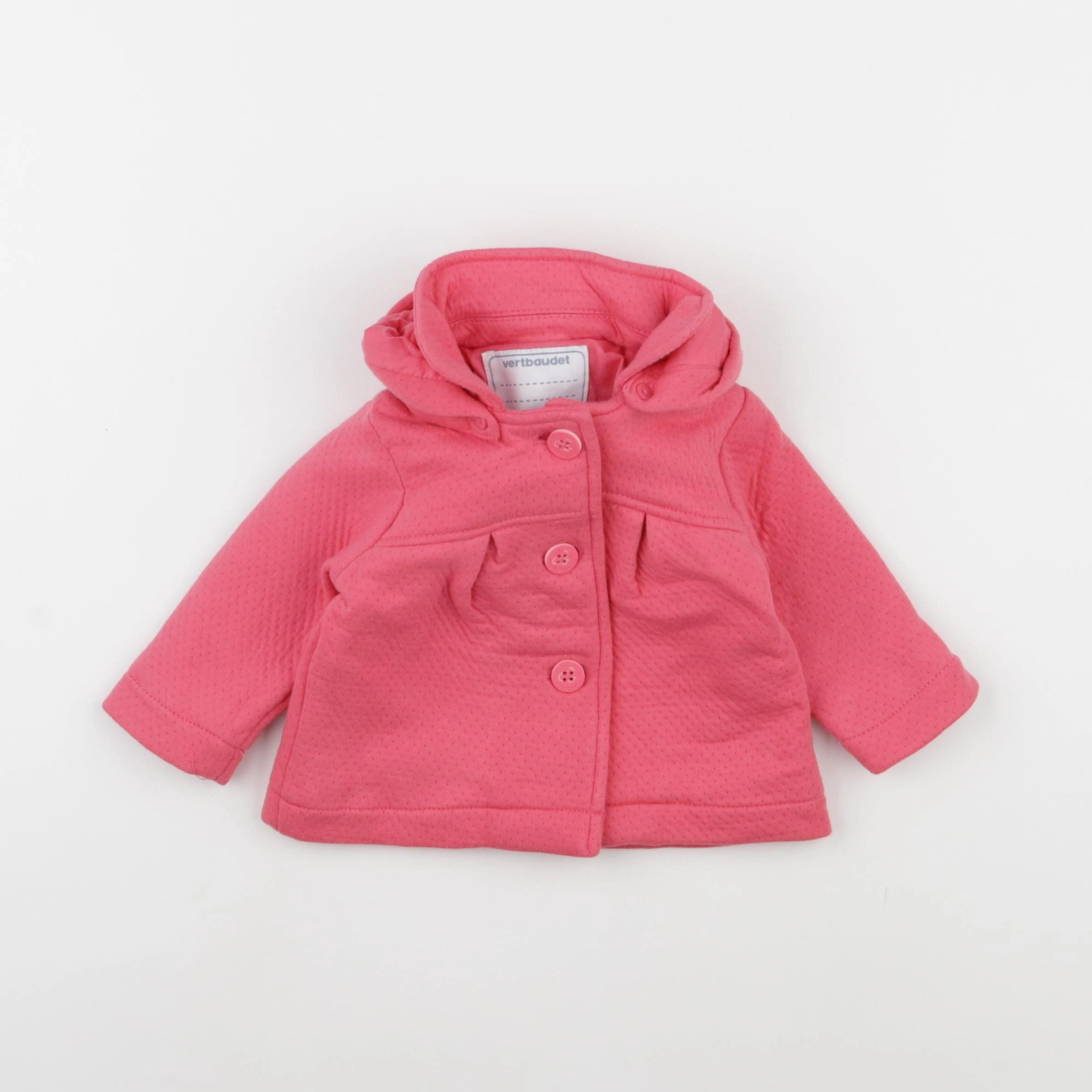 Vertbaudet - veste rose - 6 mois