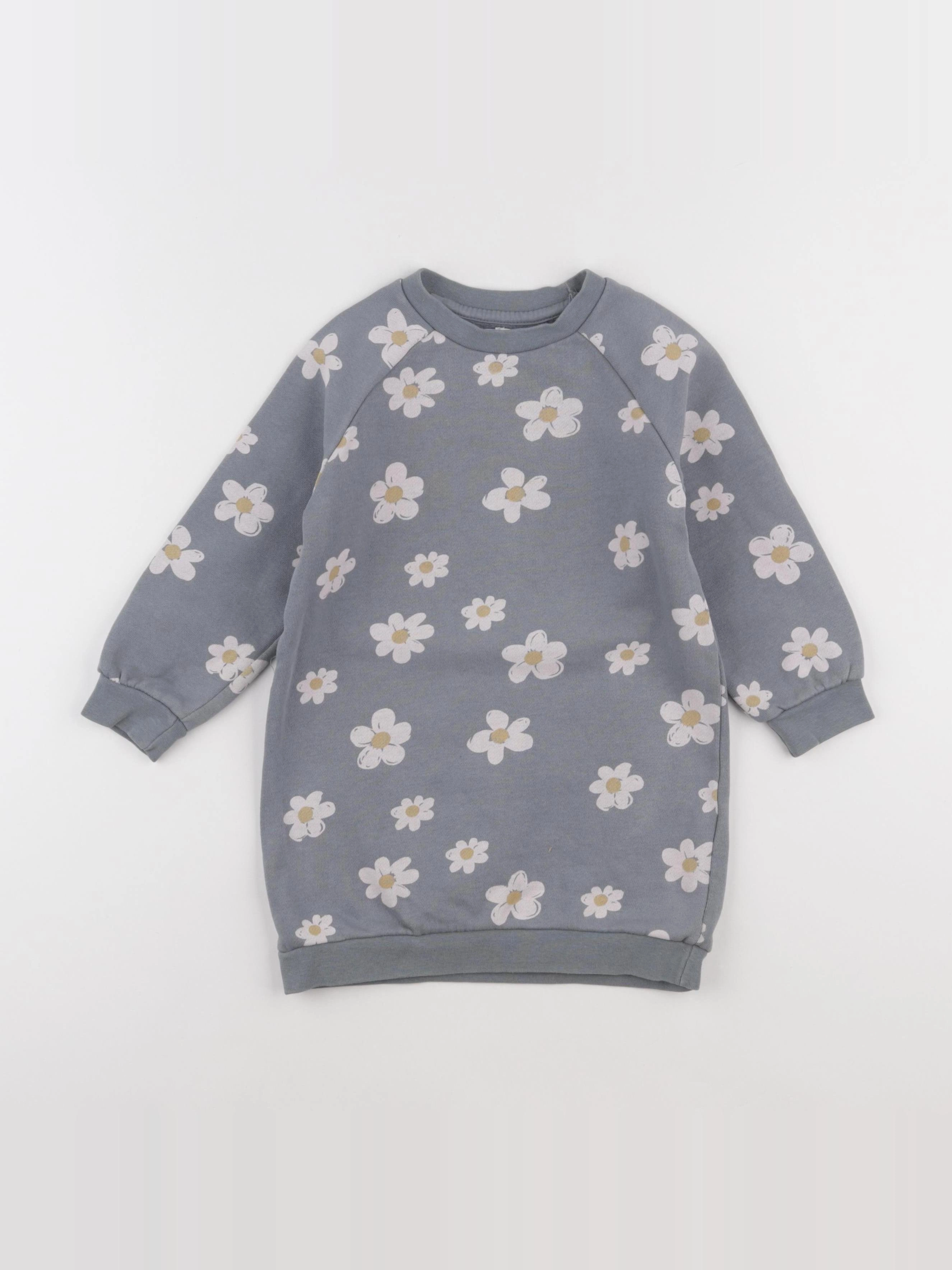 Vertbaudet - robe gris - 4 ans