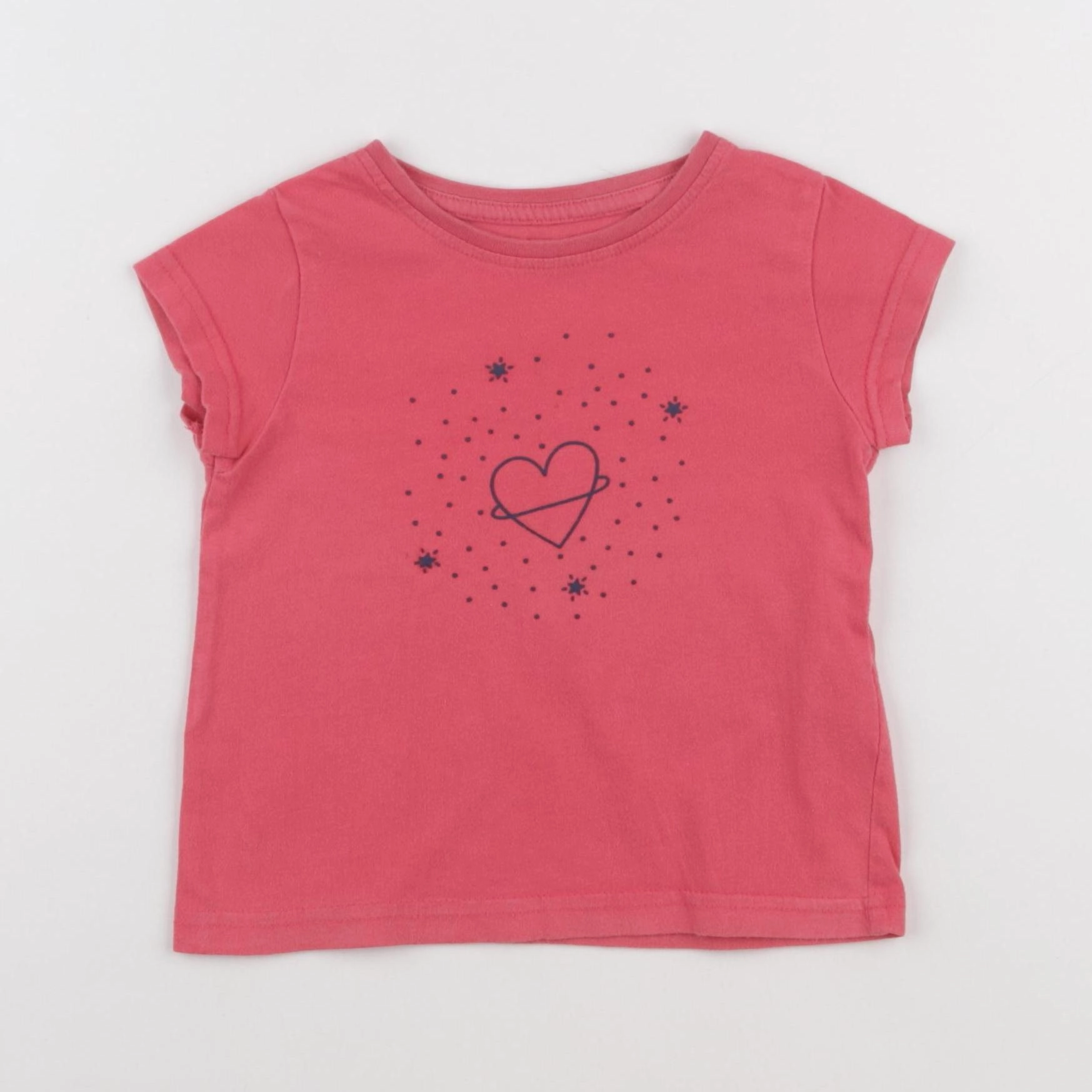 Vertbaudet - tee-shirt rose - 3 ans