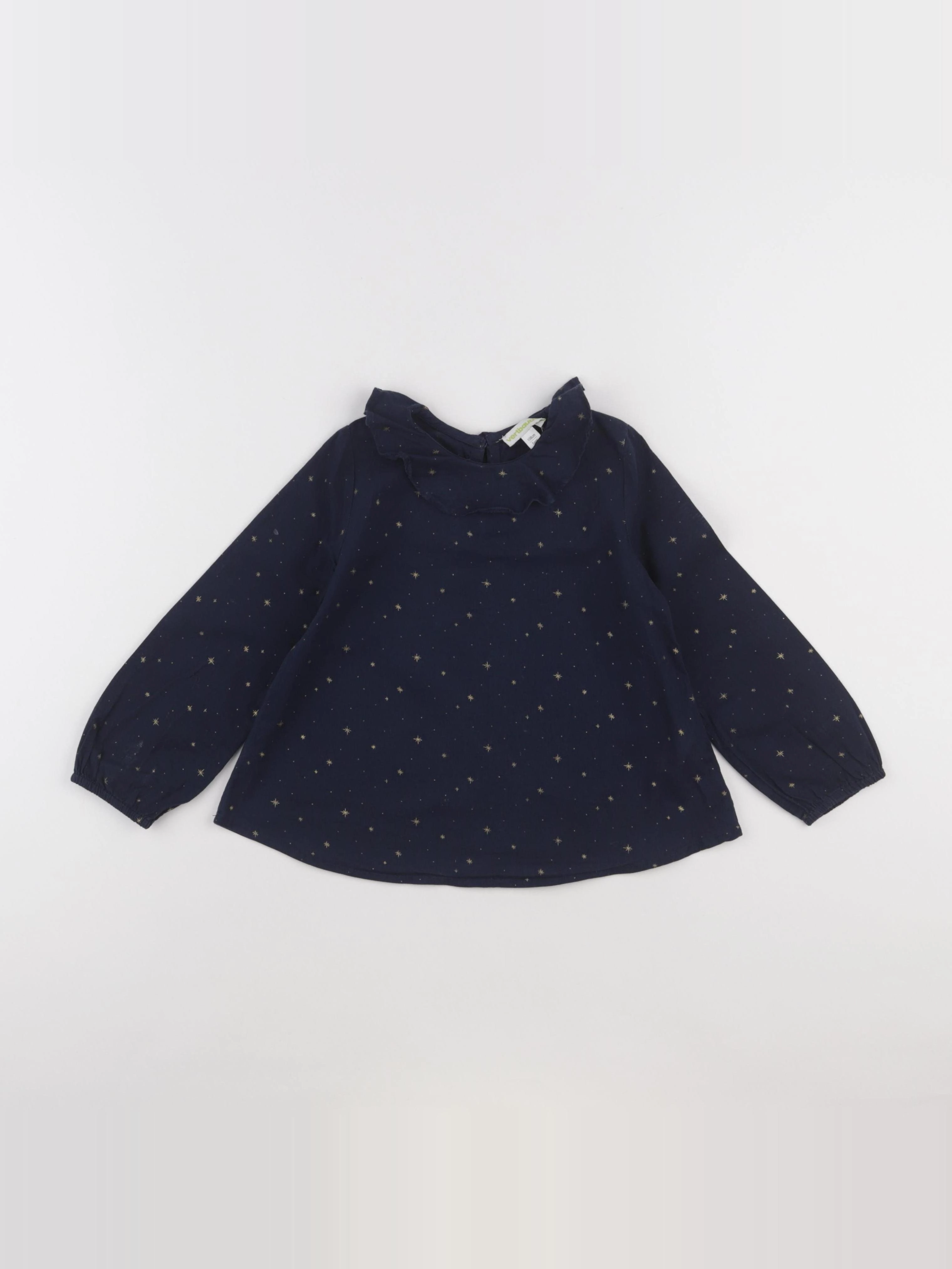 Vertbaudet - blouse bleu - 5 ans