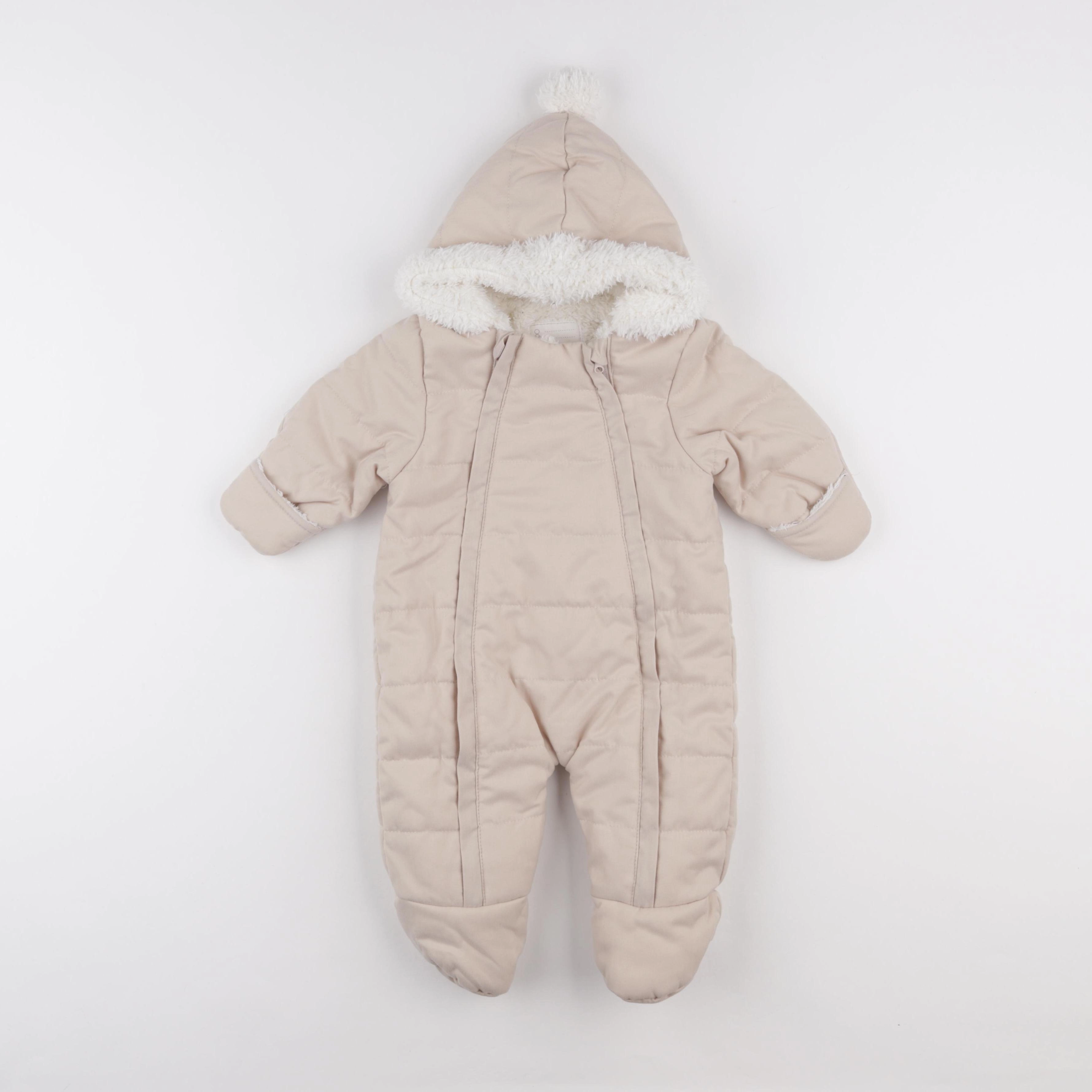 Vertbaudet - combi-pilote beige - 3 mois