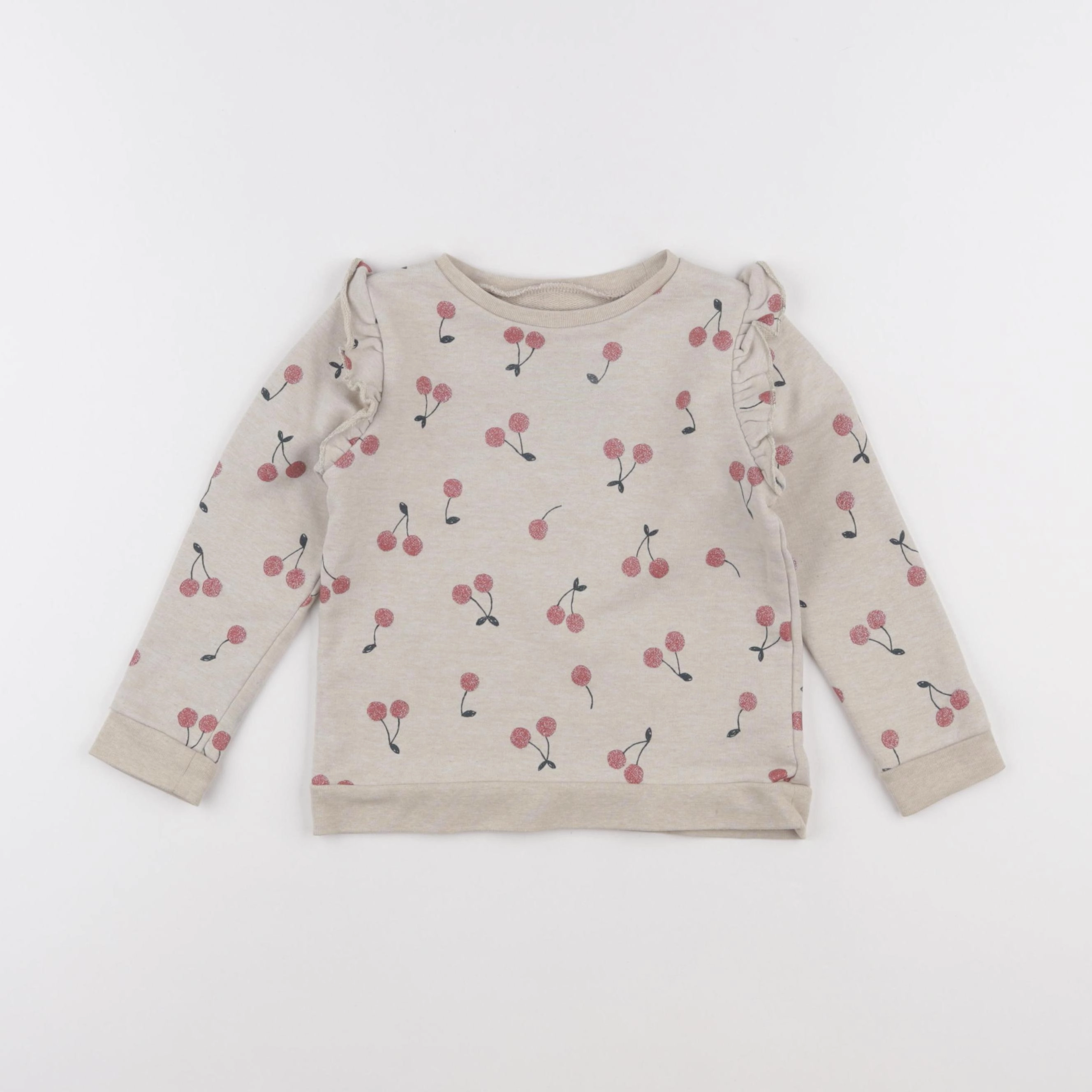 Vertbaudet - sweat marron - 4 ans