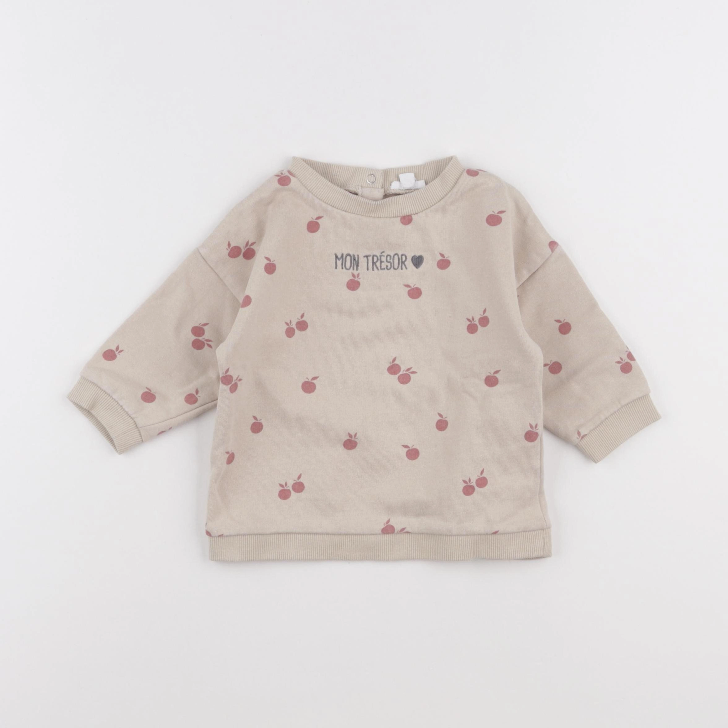 Vertbaudet - robe beige - 12 mois