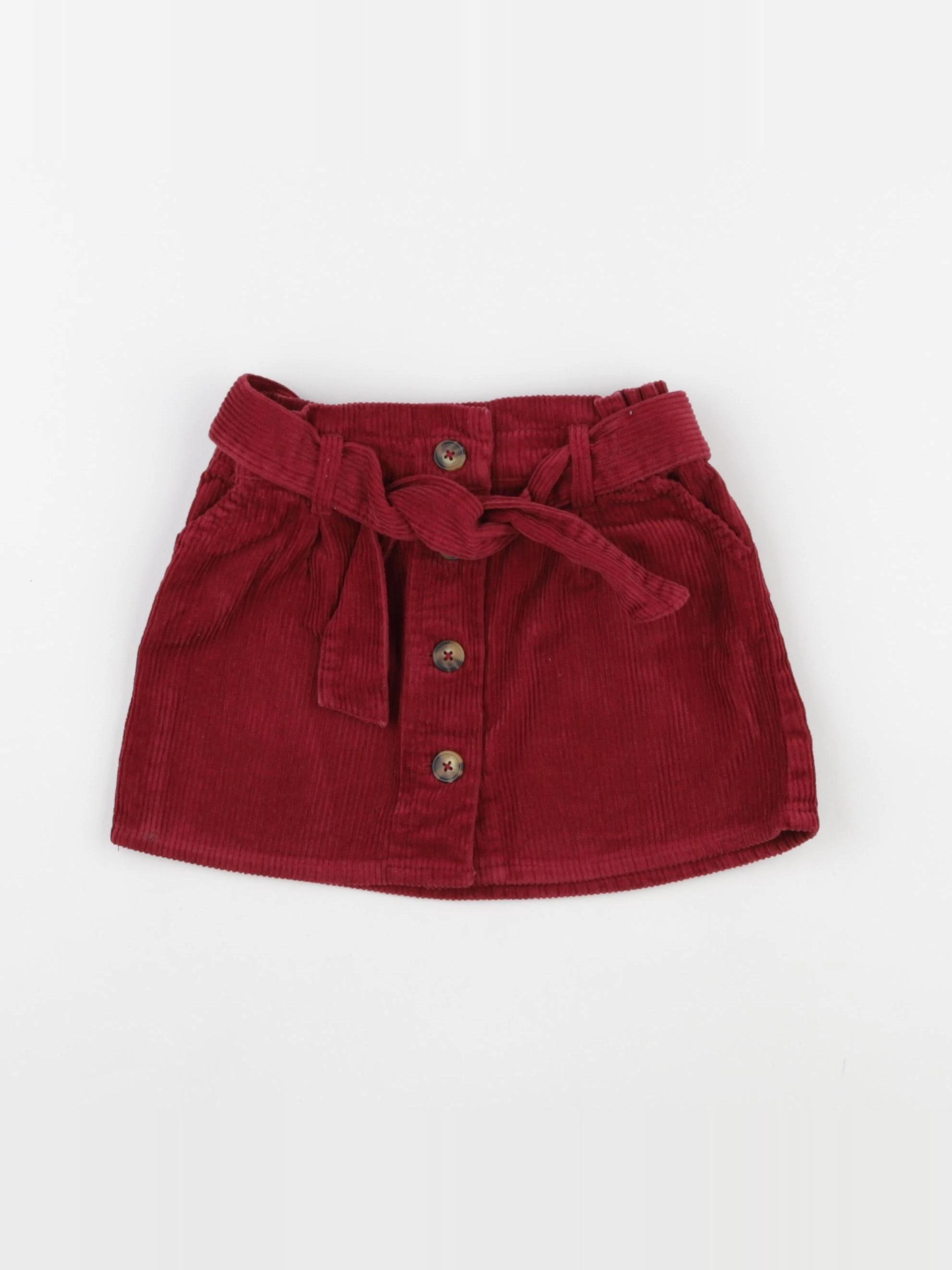 Vertbaudet - jupe rouge - 4 ans