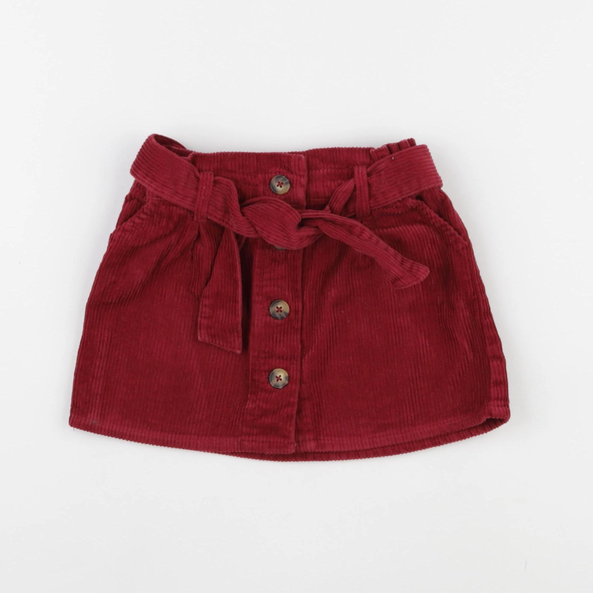 Vertbaudet - jupe rouge - 4 ans