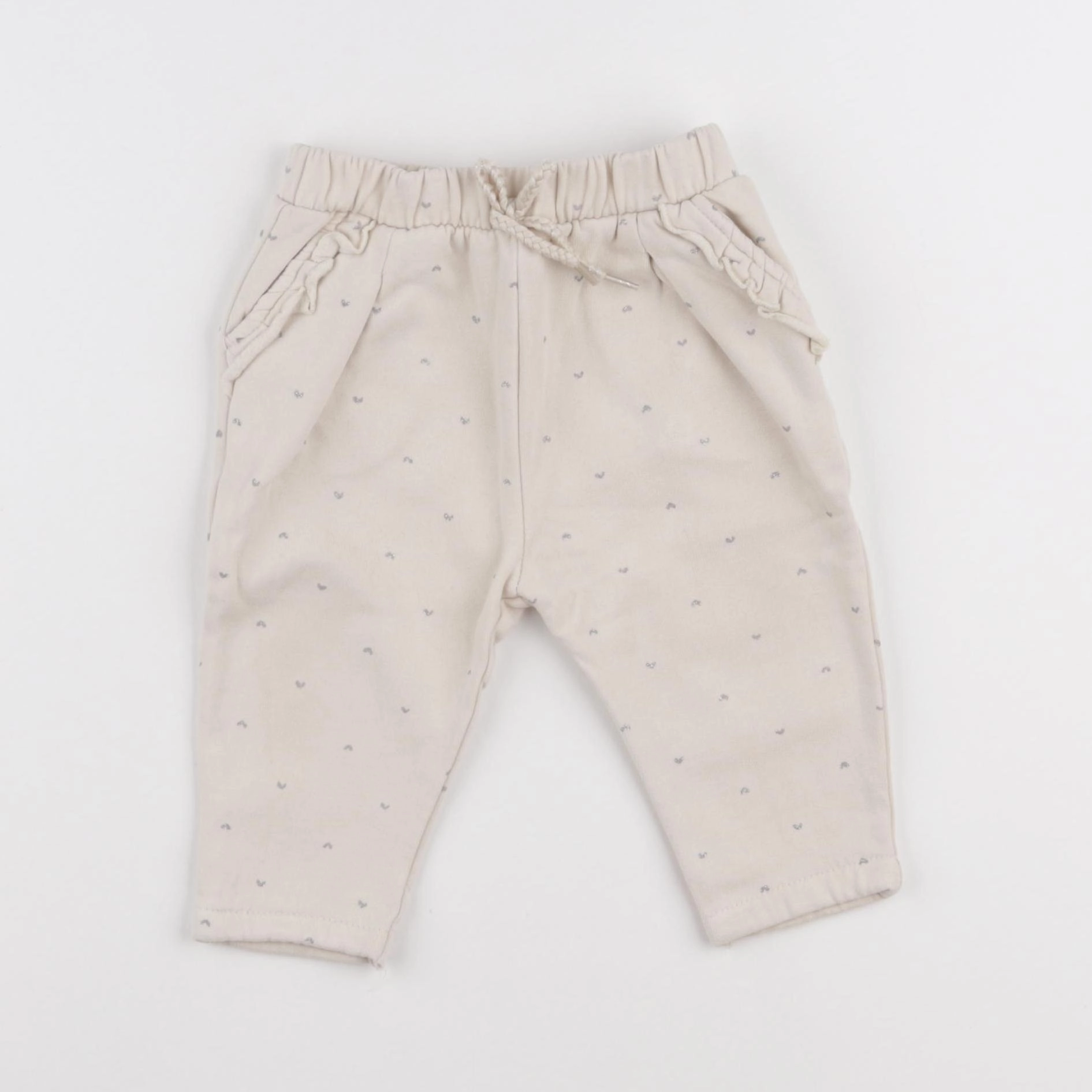Vertbaudet - jogging beige - 12 mois