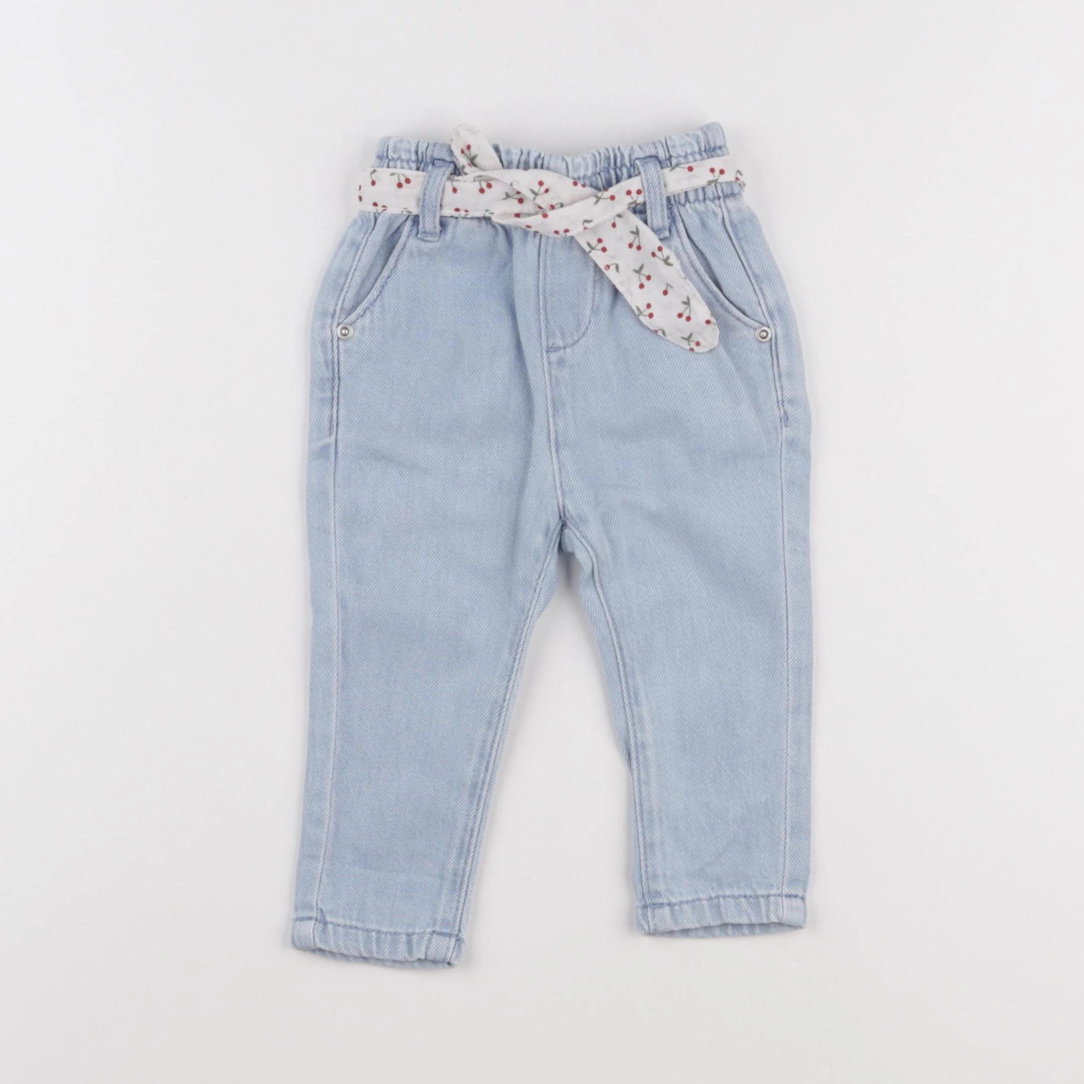 Vertbaudet - jean bleu - 6 mois