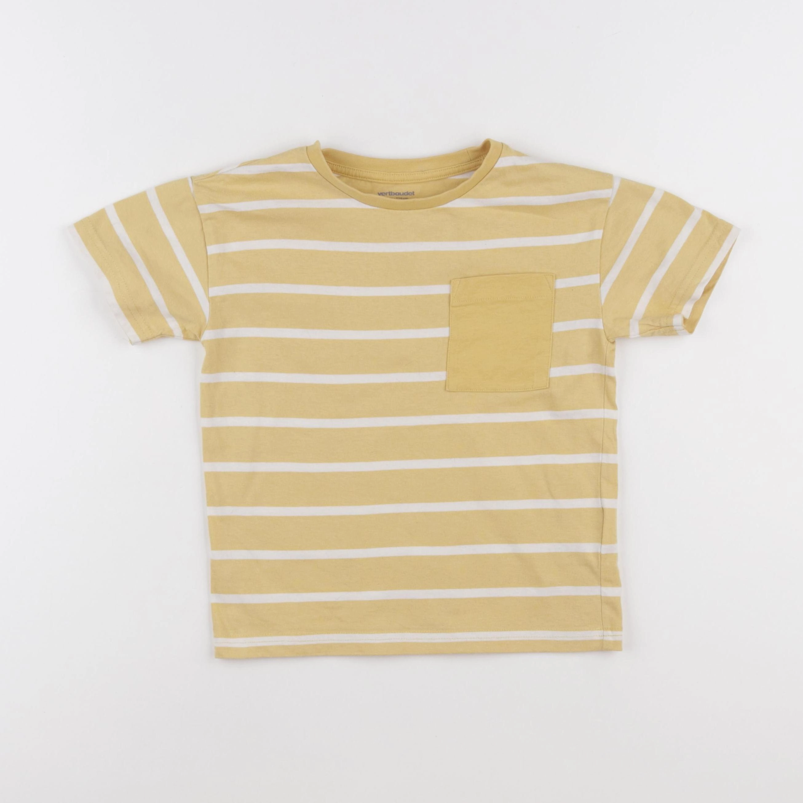 Vertbaudet - tee-shirt jaune - 6 ans