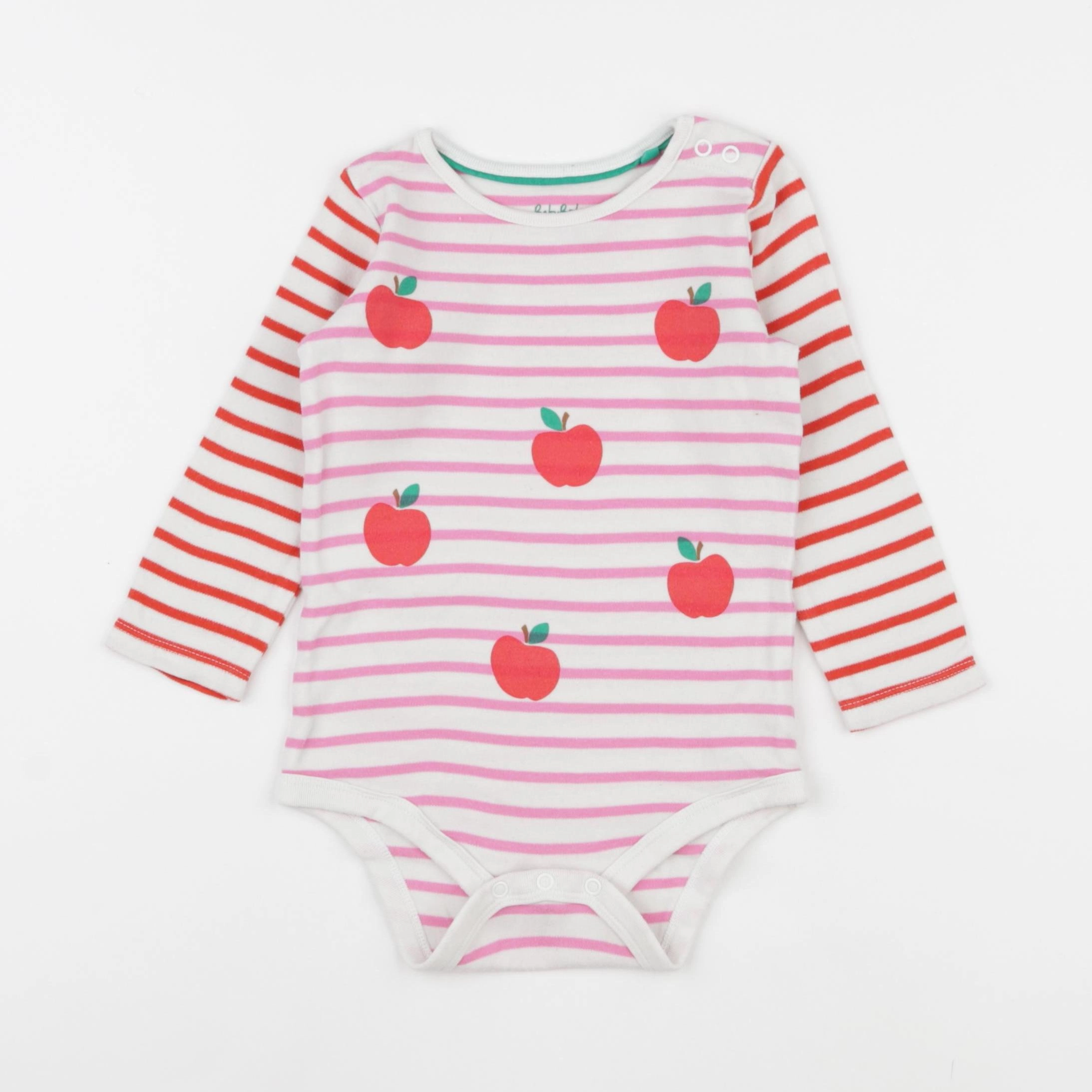 Baby Boden - body rose, rouge - 18/24 mois