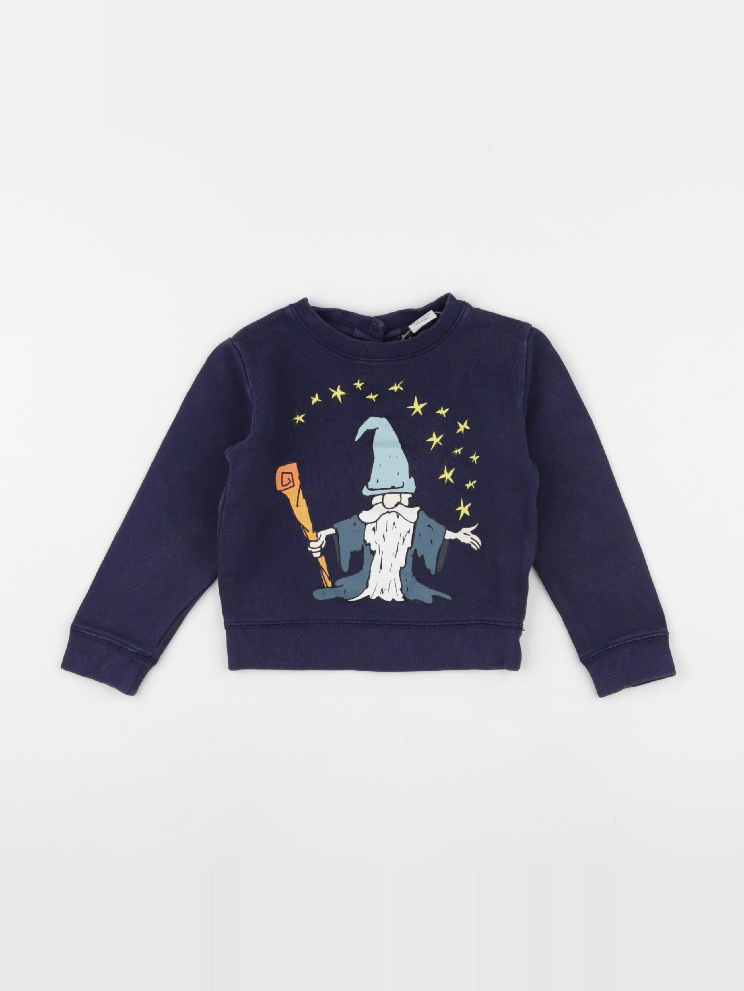 Stella McCartney Kids - sweat bleu - 18 mois