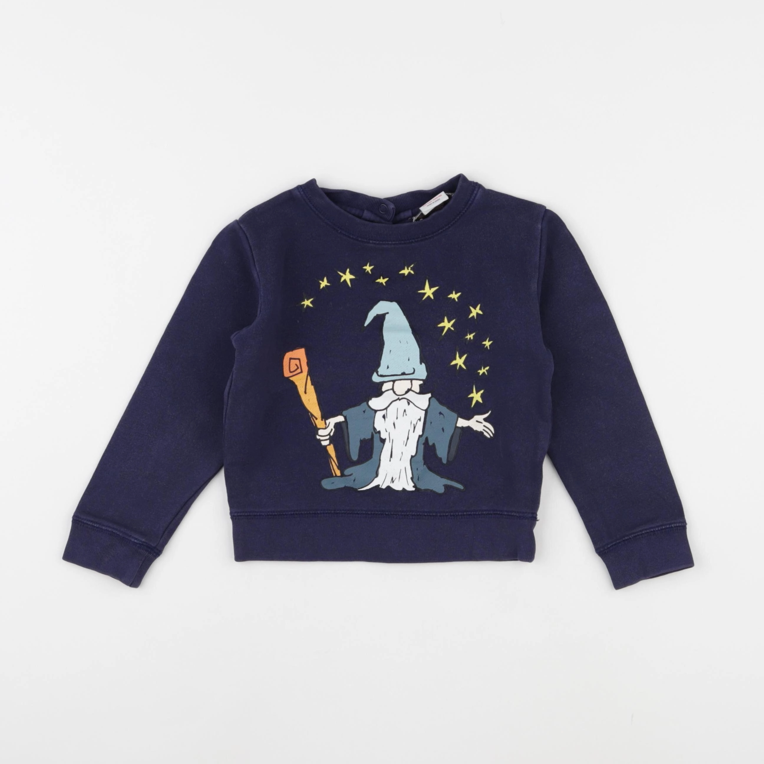 Stella McCartney Kids - sweat bleu - 18 mois