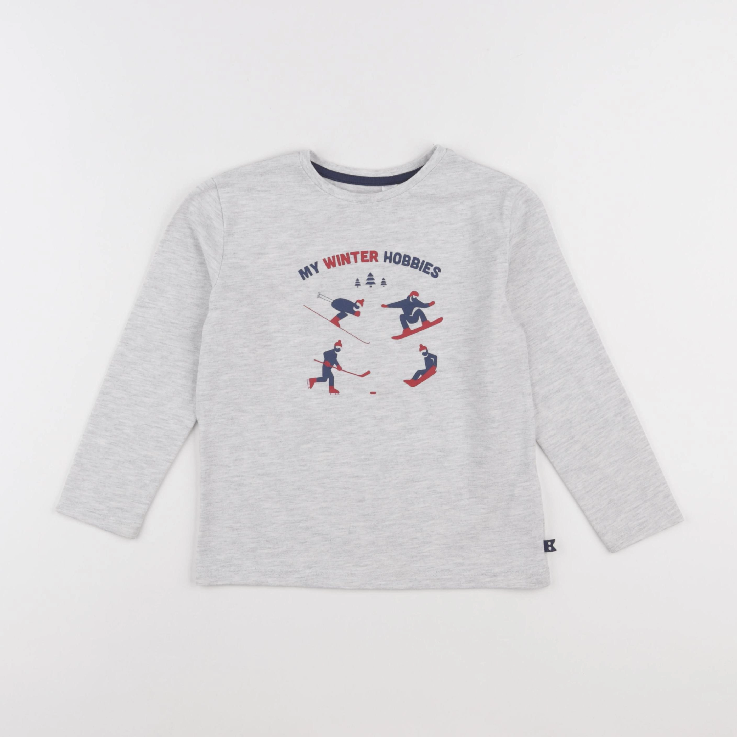 Okaidi - tee-shirt gris - 5 ans