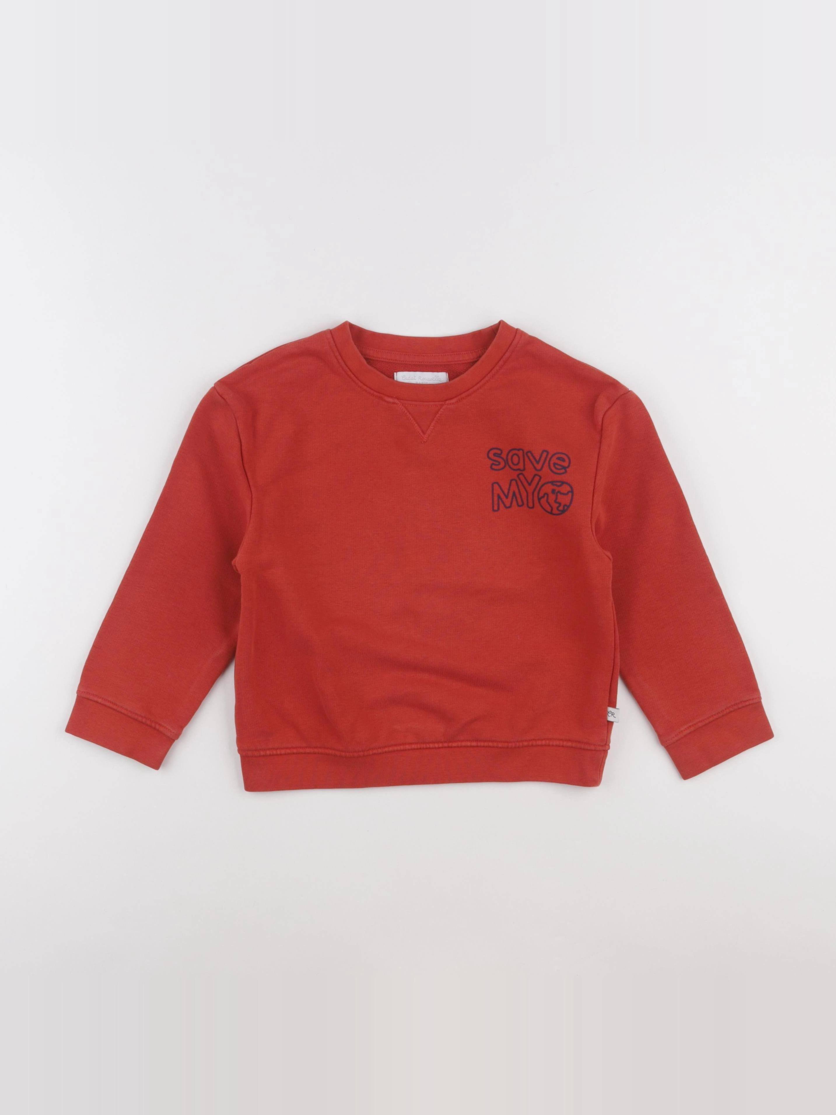 Cadet Rousselle - sweat rouge - 6 ans