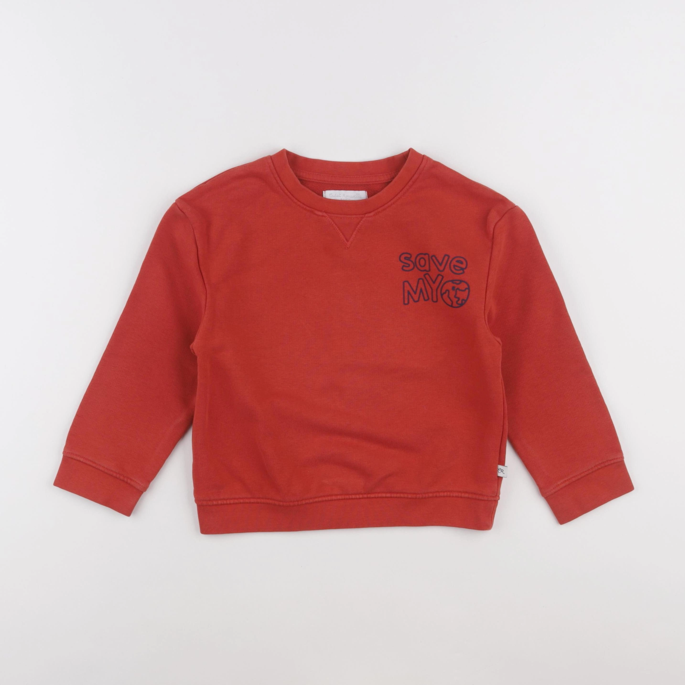 Cadet Rousselle - sweat rouge - 6 ans