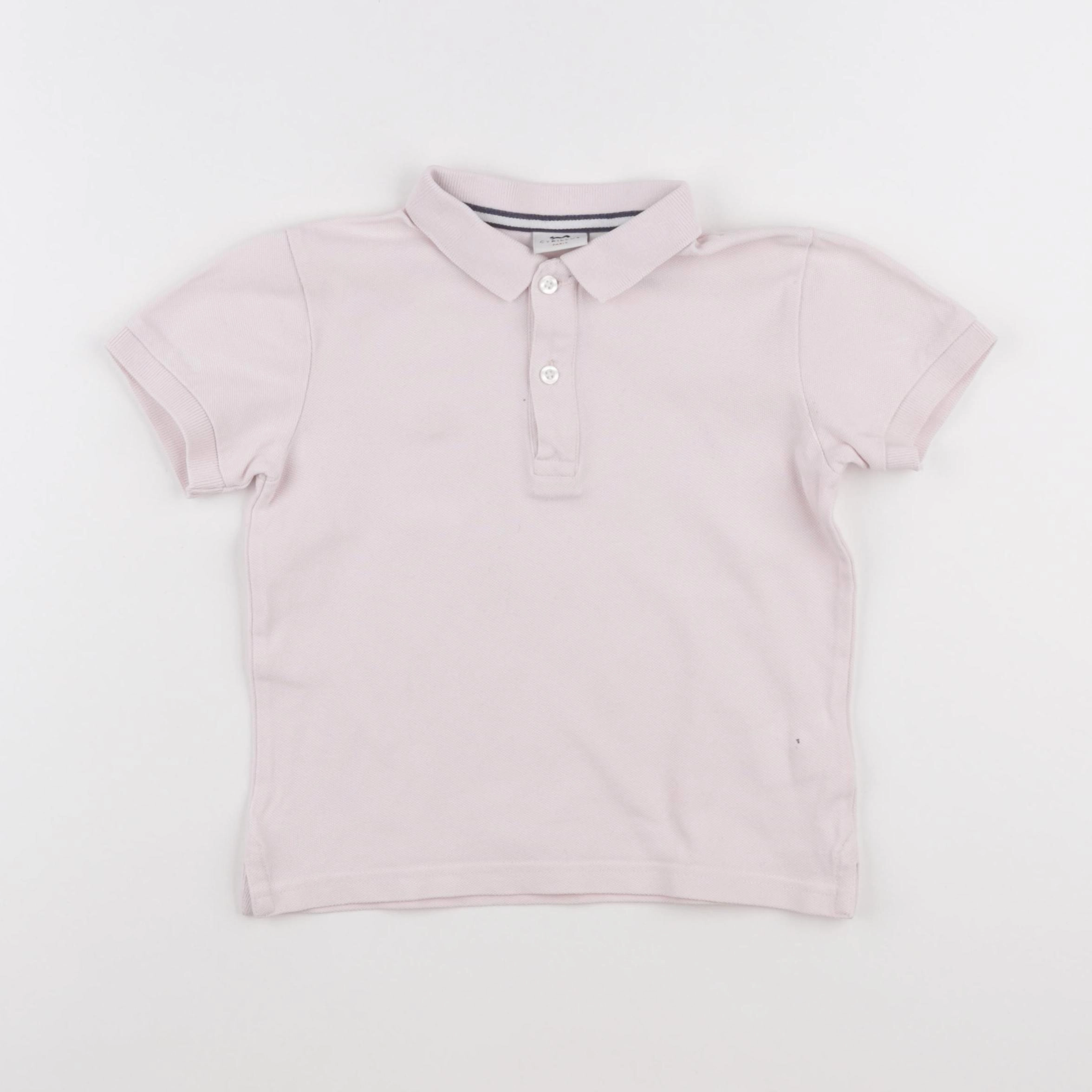 Cyrillus - polo rose - 6 ans