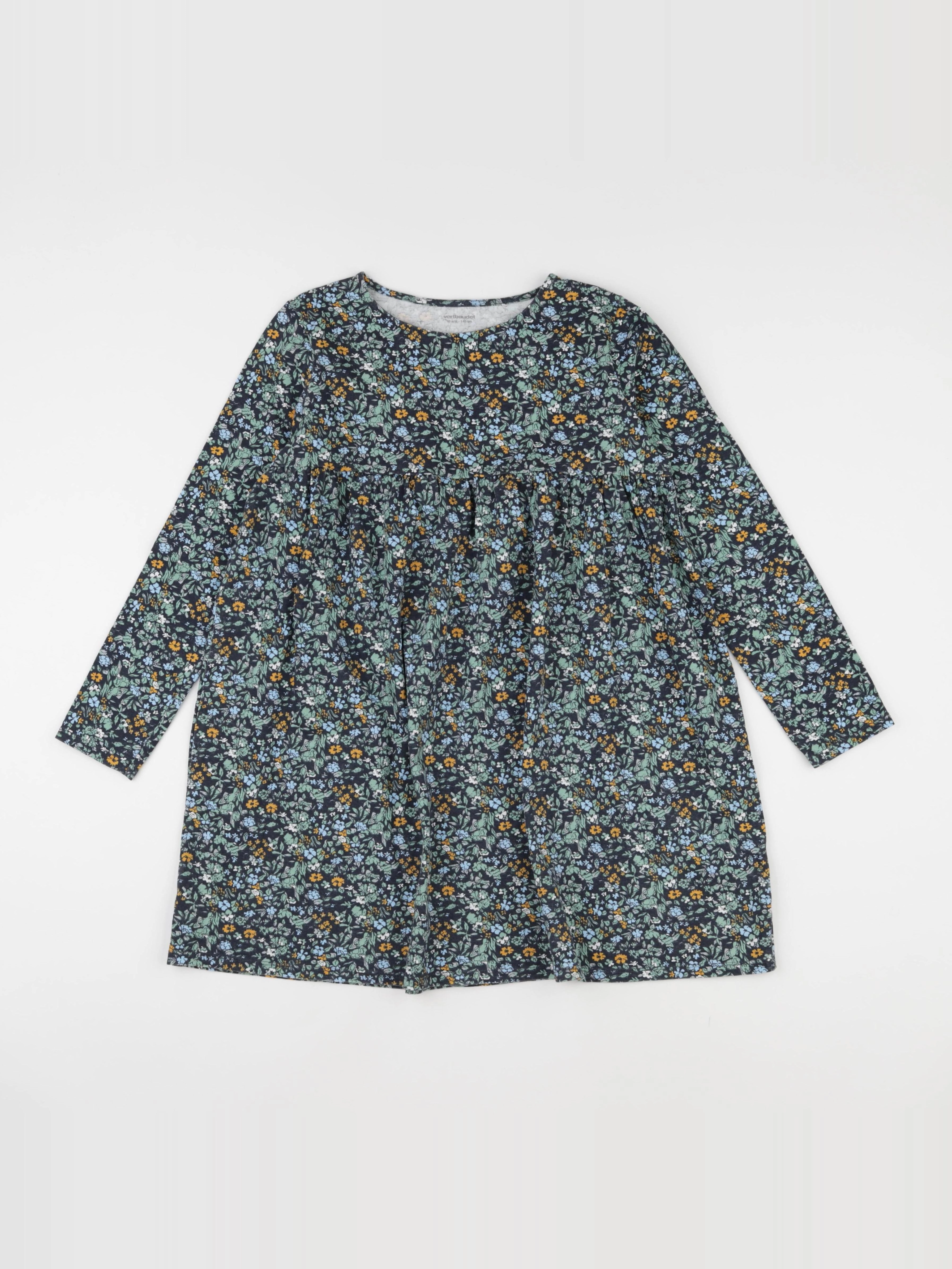 Vertbaudet - robe bleu - 10 ans