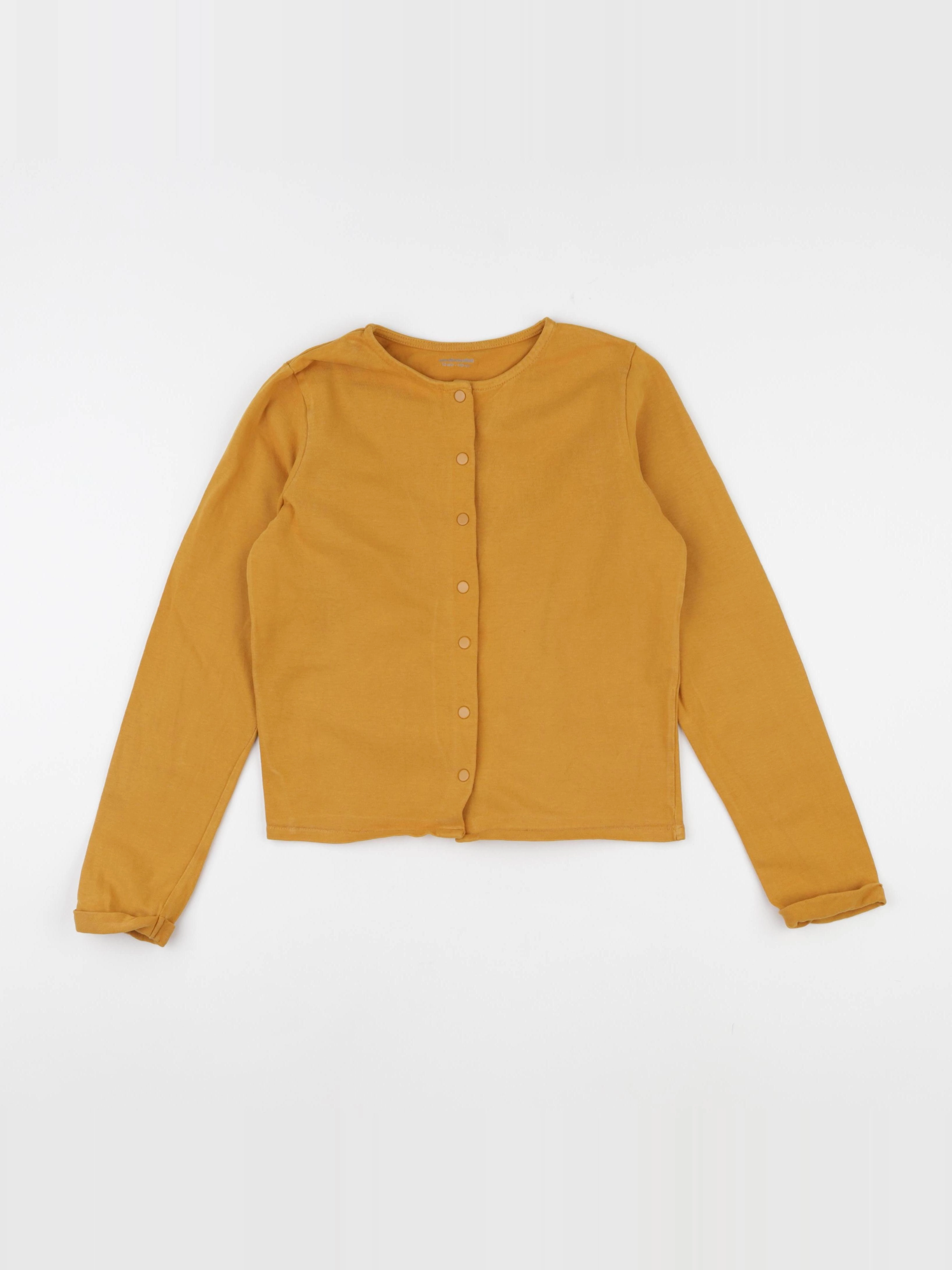Vertbaudet - gilet jaune - 10 ans