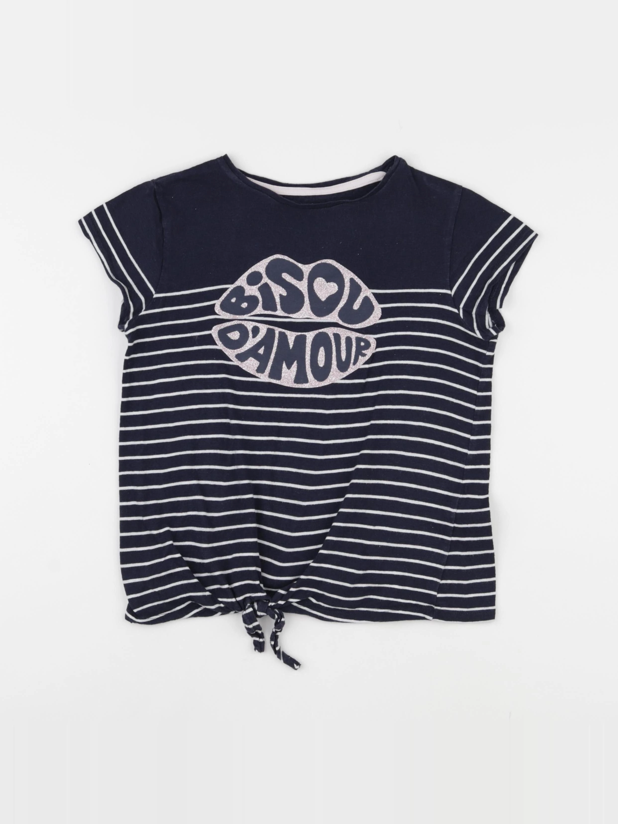 Vertbaudet - tee-shirt bleu - 10 ans