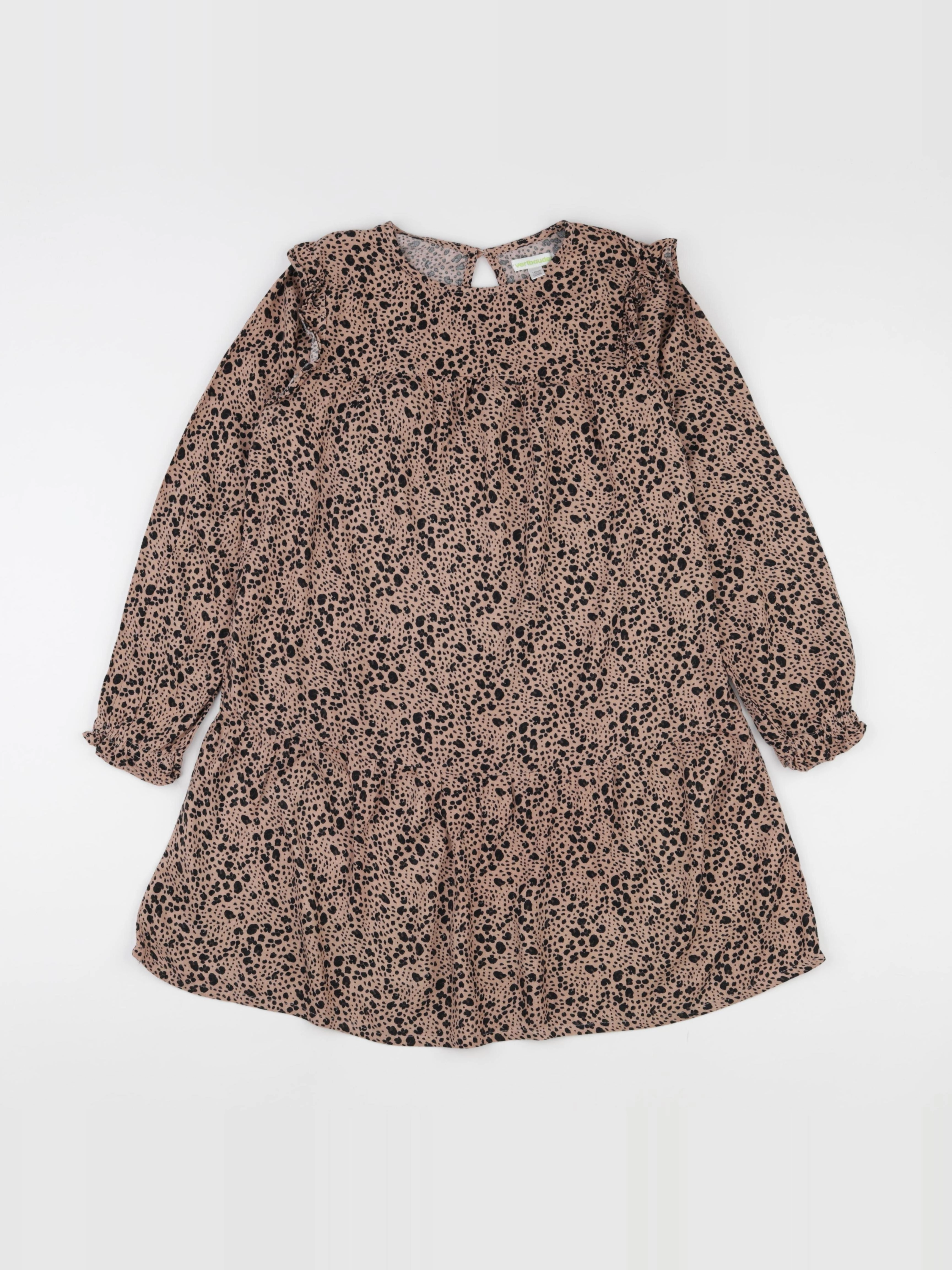 Vertbaudet - robe marron - 9 ans