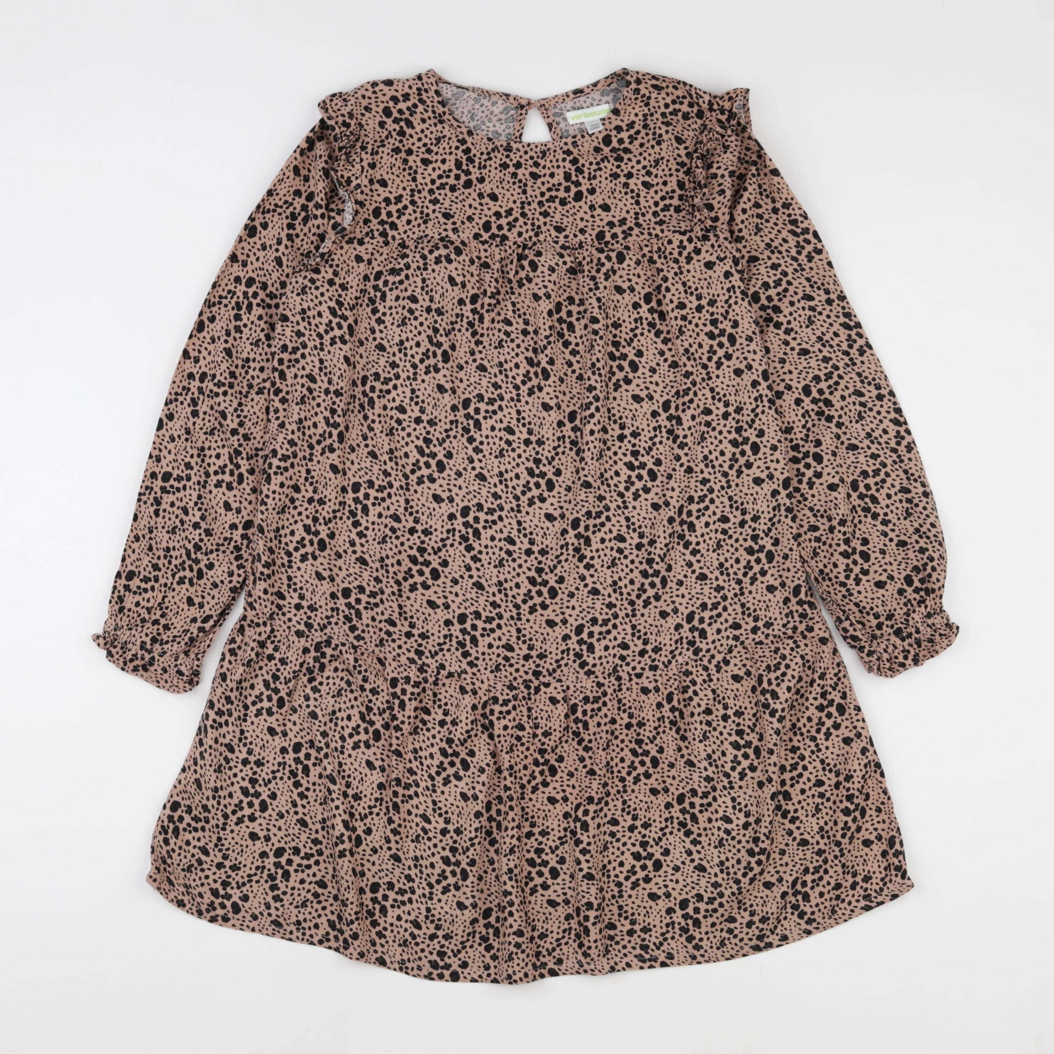 Vertbaudet - robe marron - 9 ans