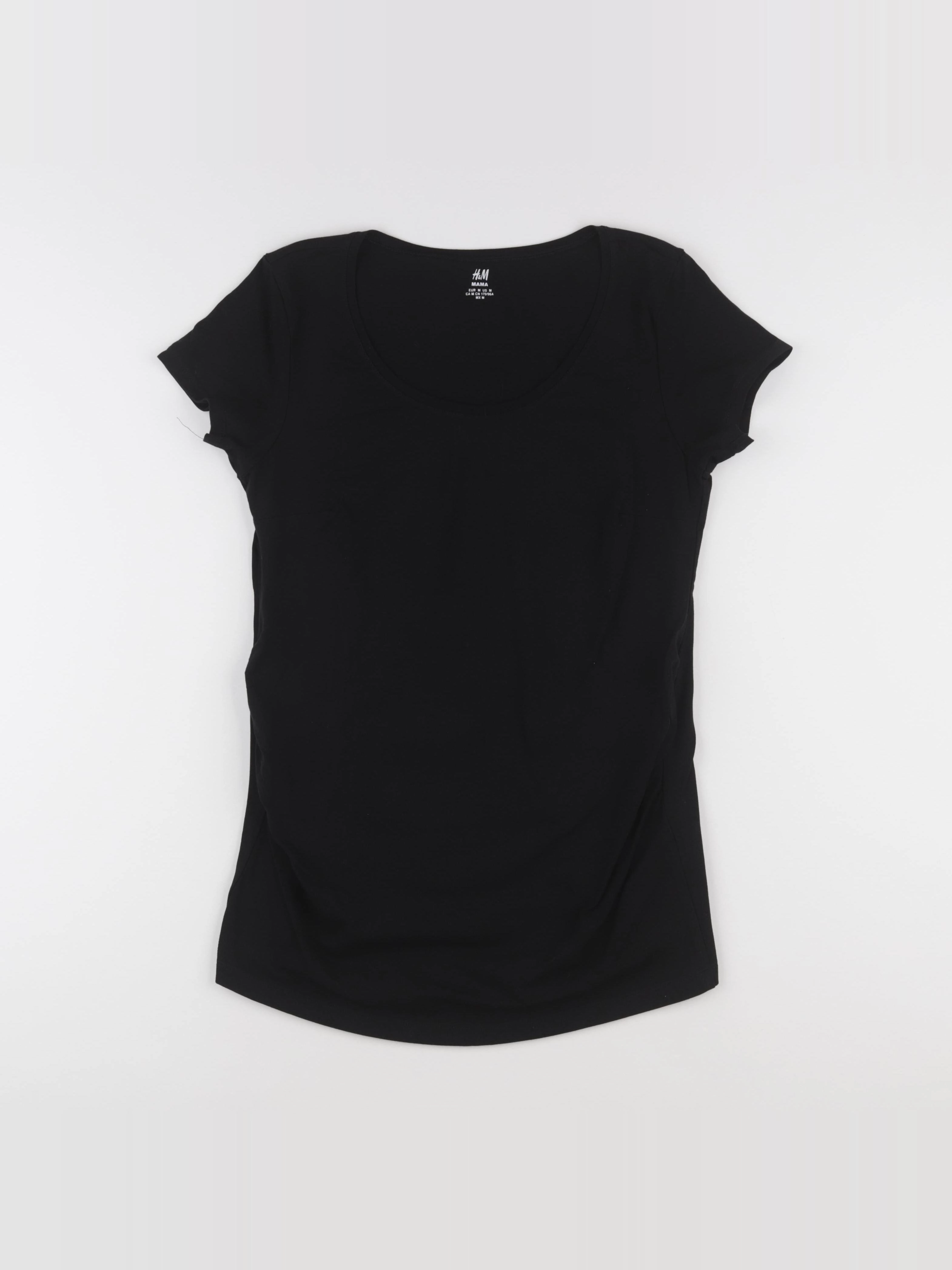 H&M - tee-shirt grossesse noir - 40 à 42