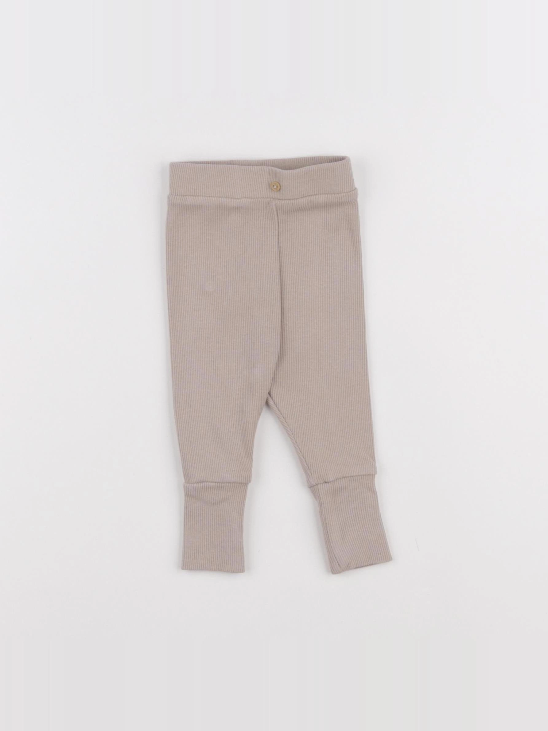 Vertbaudet - legging marron - 3 mois